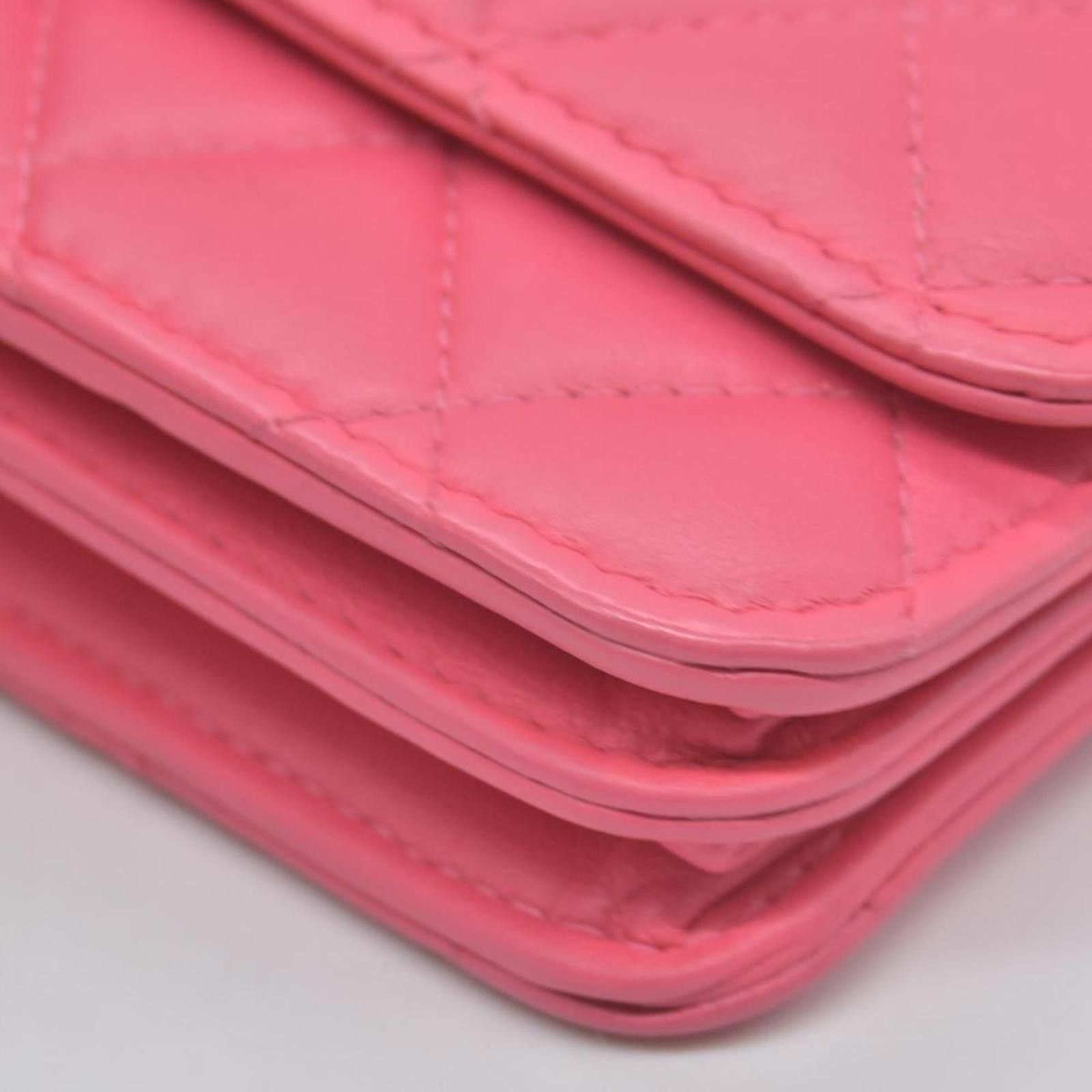 Chanel Chanel Lambskin Quilted Mini Trendy CC Wallet On Chain WOC Size ONE SIZE - 11 Thumbnail