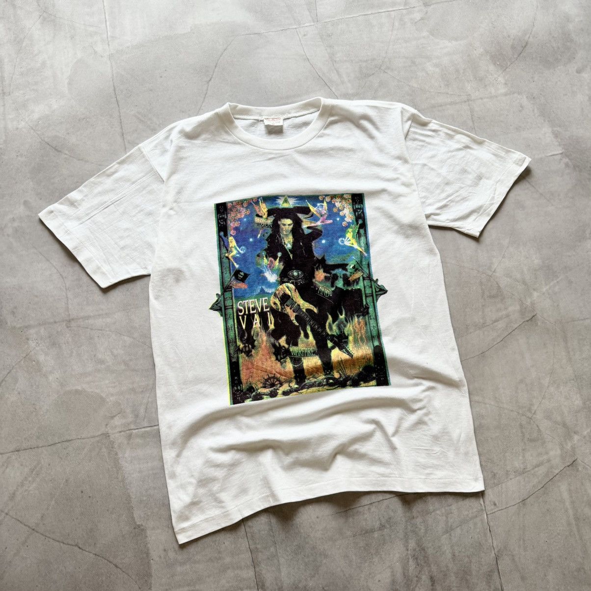 1990 Steve Vai Passion And Warface Single Stitch T-Shirt