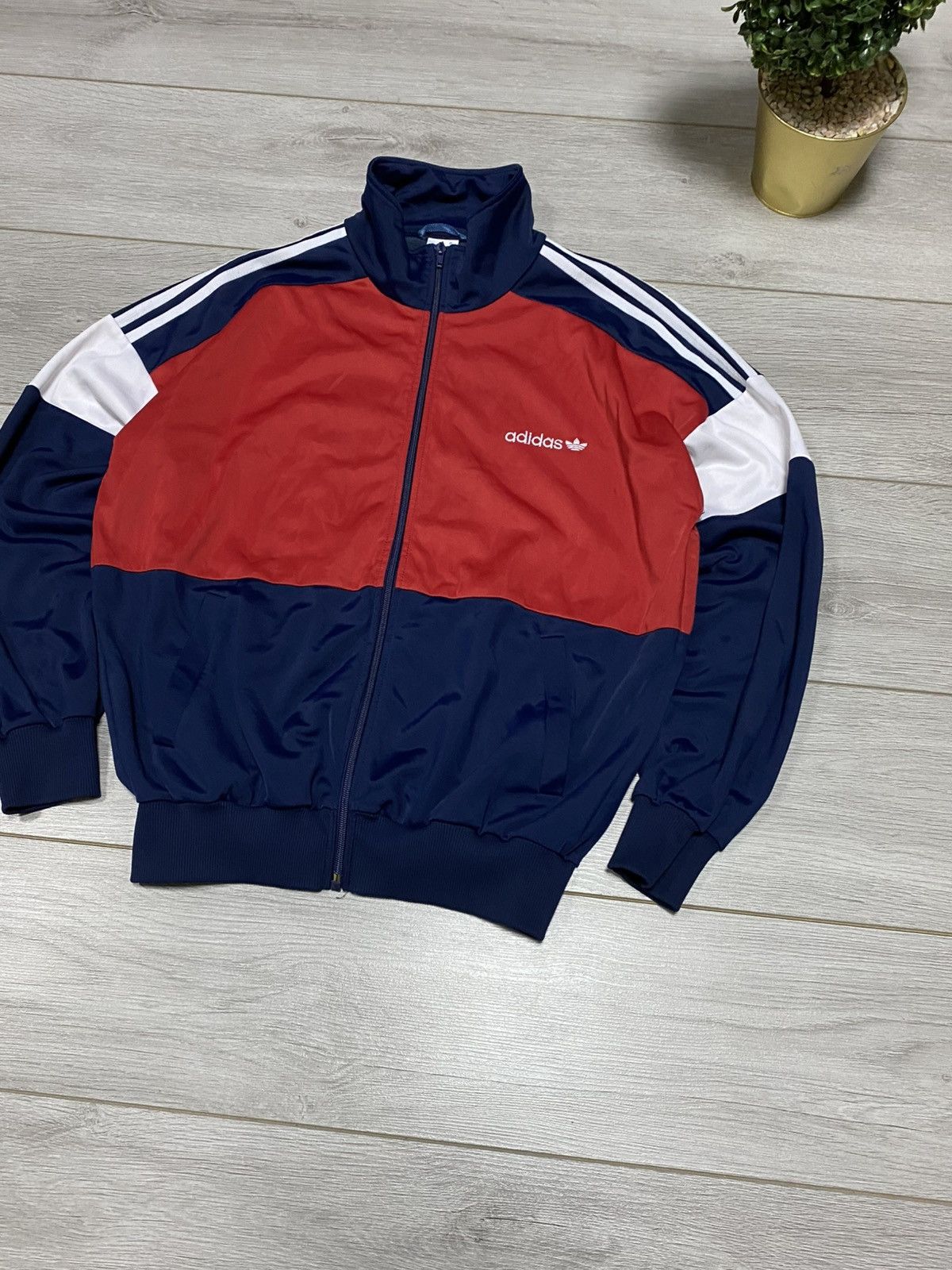 Adidas Adidas West Germany track jacket zip stripes Size US S / EU 44-46 / 1 - 2 Thumbnail