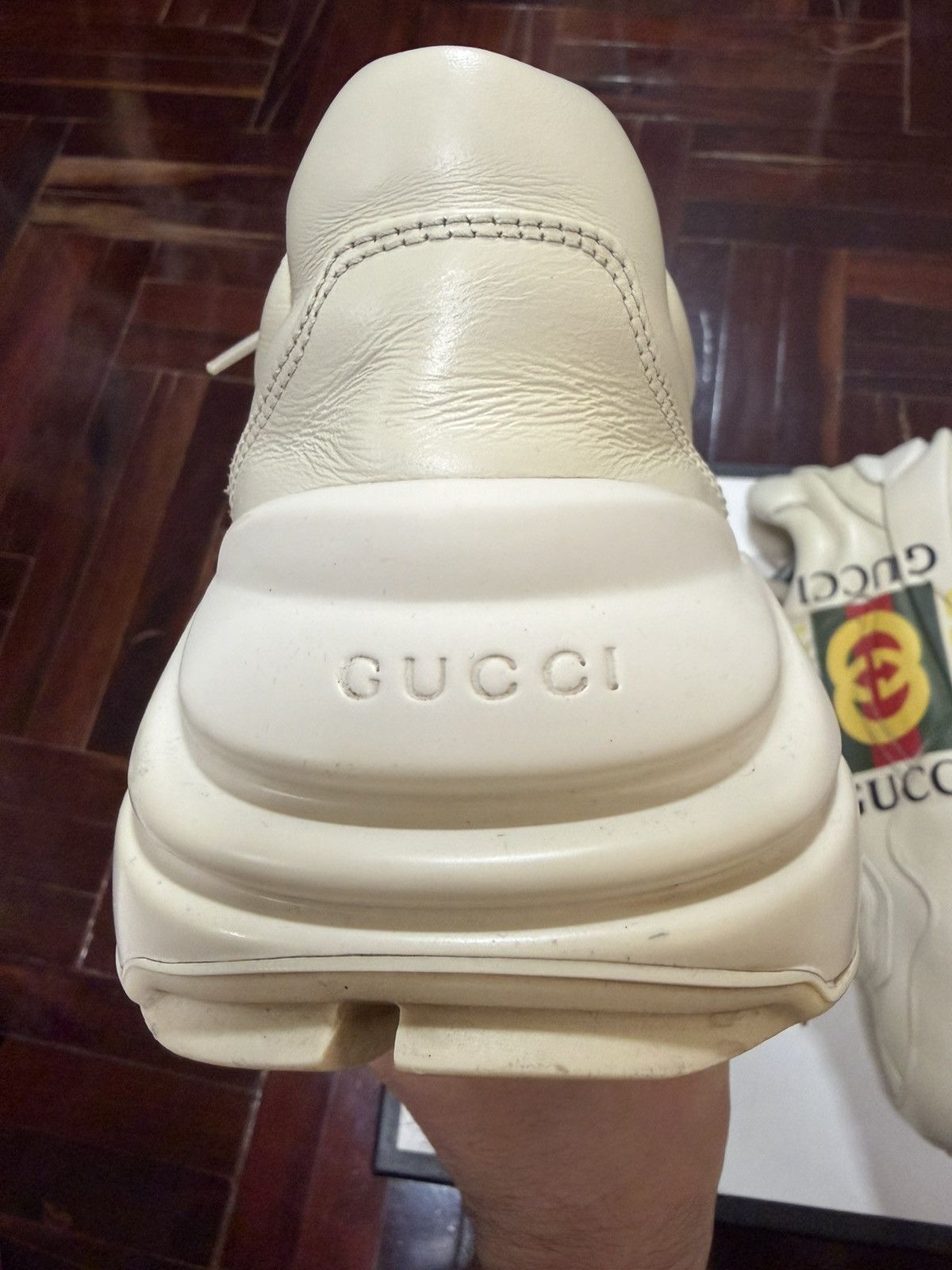 Gucci Gucci Rhyton Leather Sneakers Size US 9 / EU 42 - 4 Thumbnail