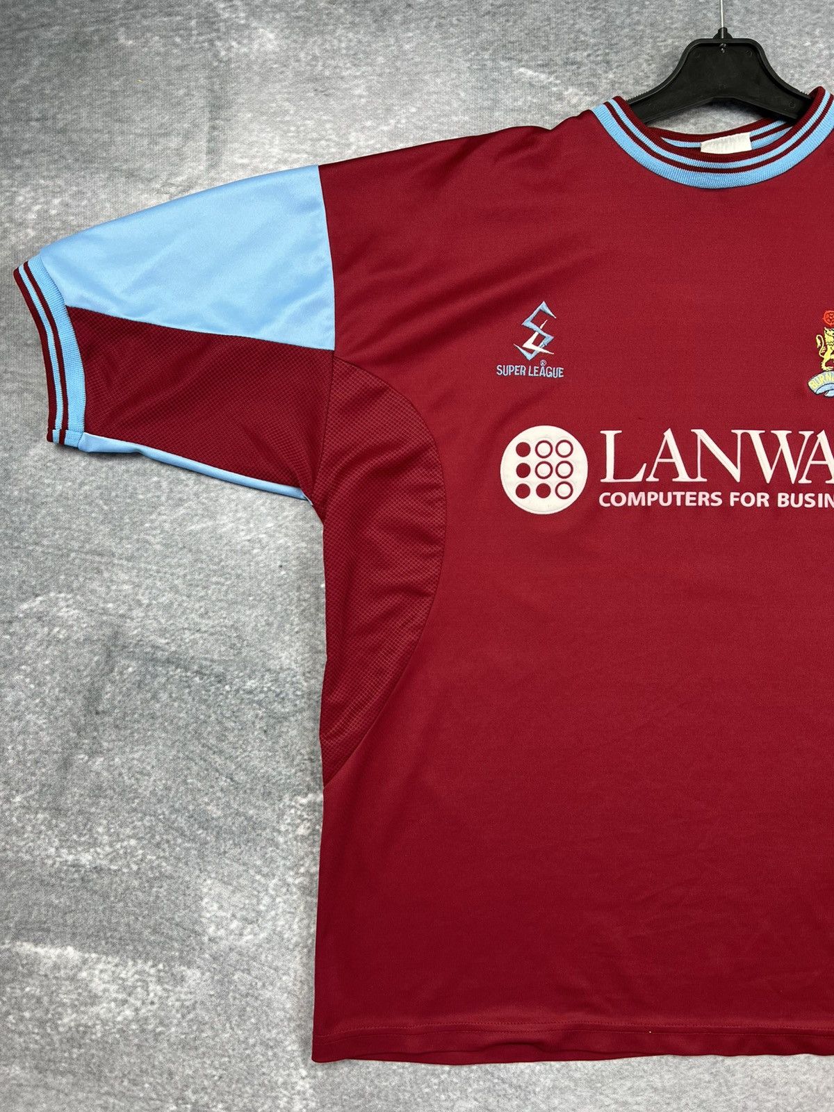 Vintage 2001/02 BURNLEY FC Vintage Super League Home Football Shirt Size US L / EU 52-54 / 3 - 2 Thumbnail