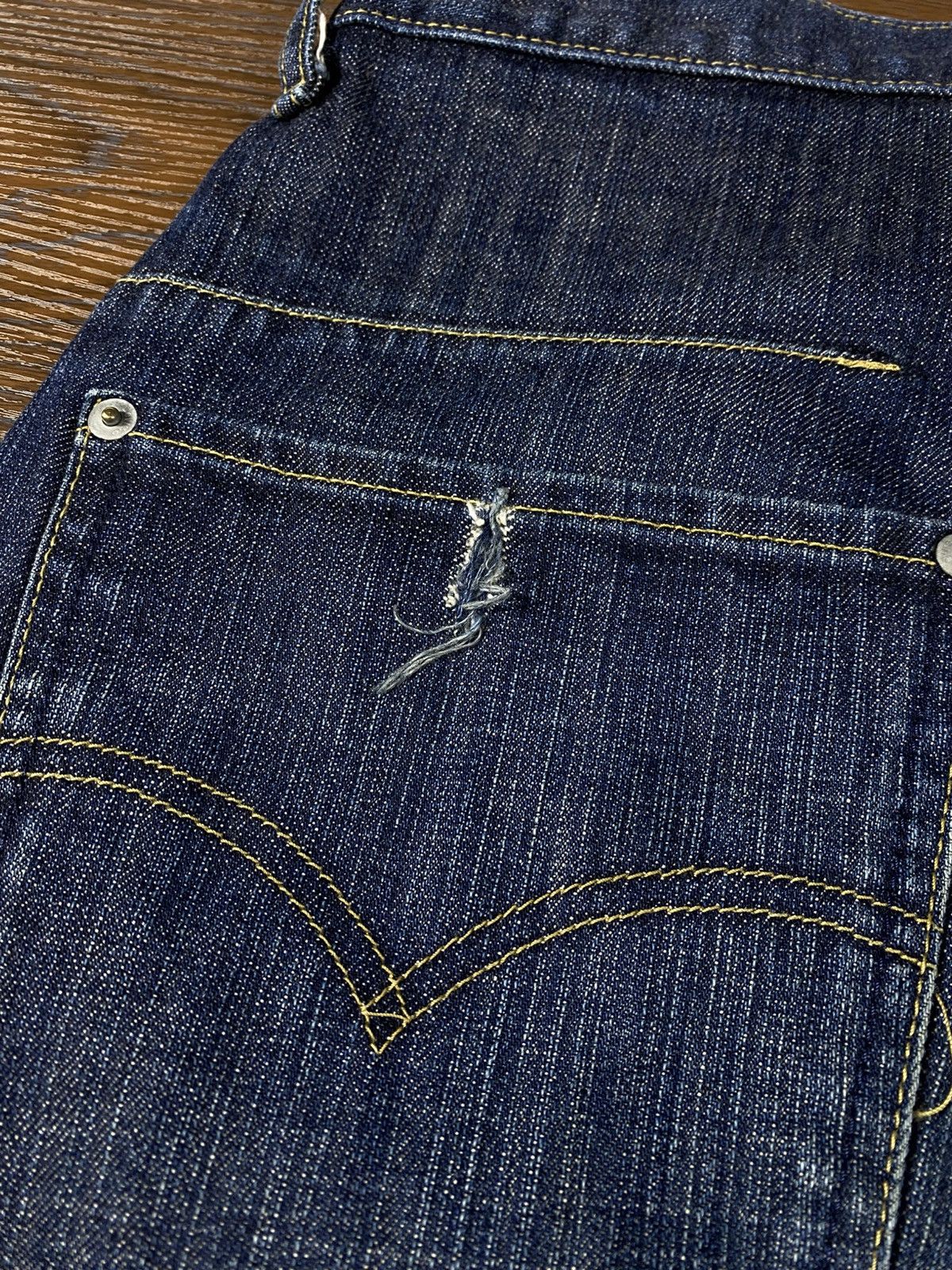 Engineered Garments × Levi's Levi's engineered distressed jeans pants Size US 33 - 7 Thumbnail
