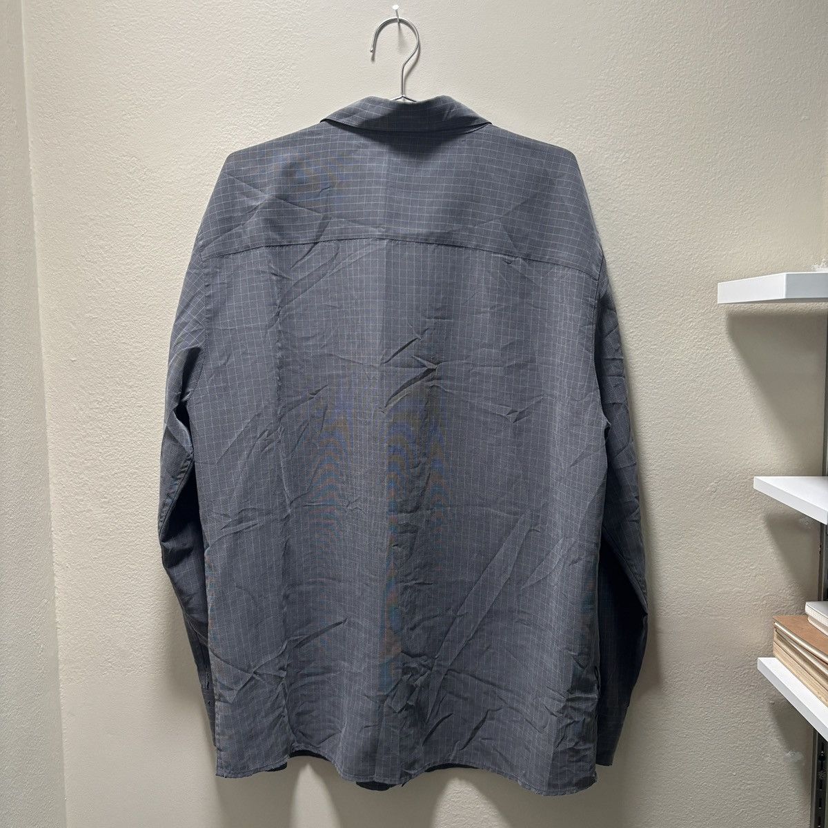 Oakley × Vintage Oakley Light Blue Metal Emblem Logo Button Up Size US XL / EU 56 / 4 - 4 Thumbnail