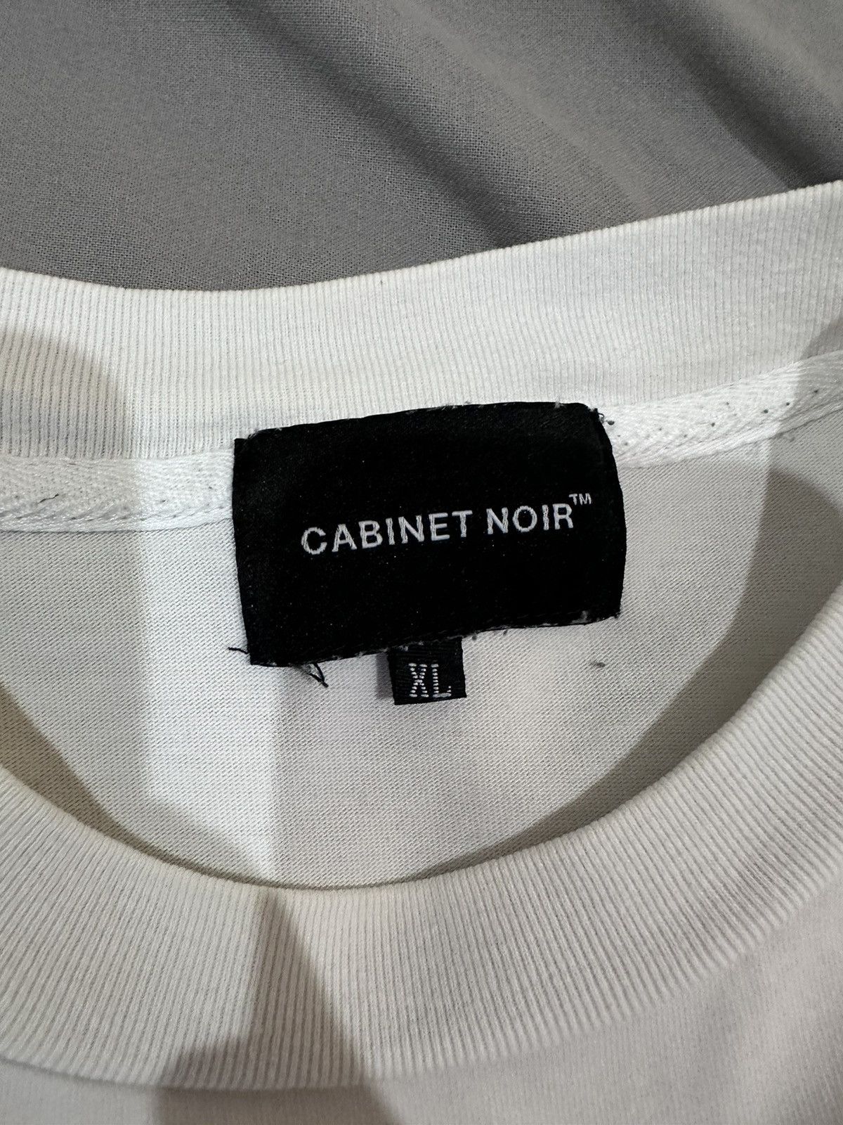 Vintage Cabinet noir white tee Size US XL / EU 56 / 4 - 3 Thumbnail