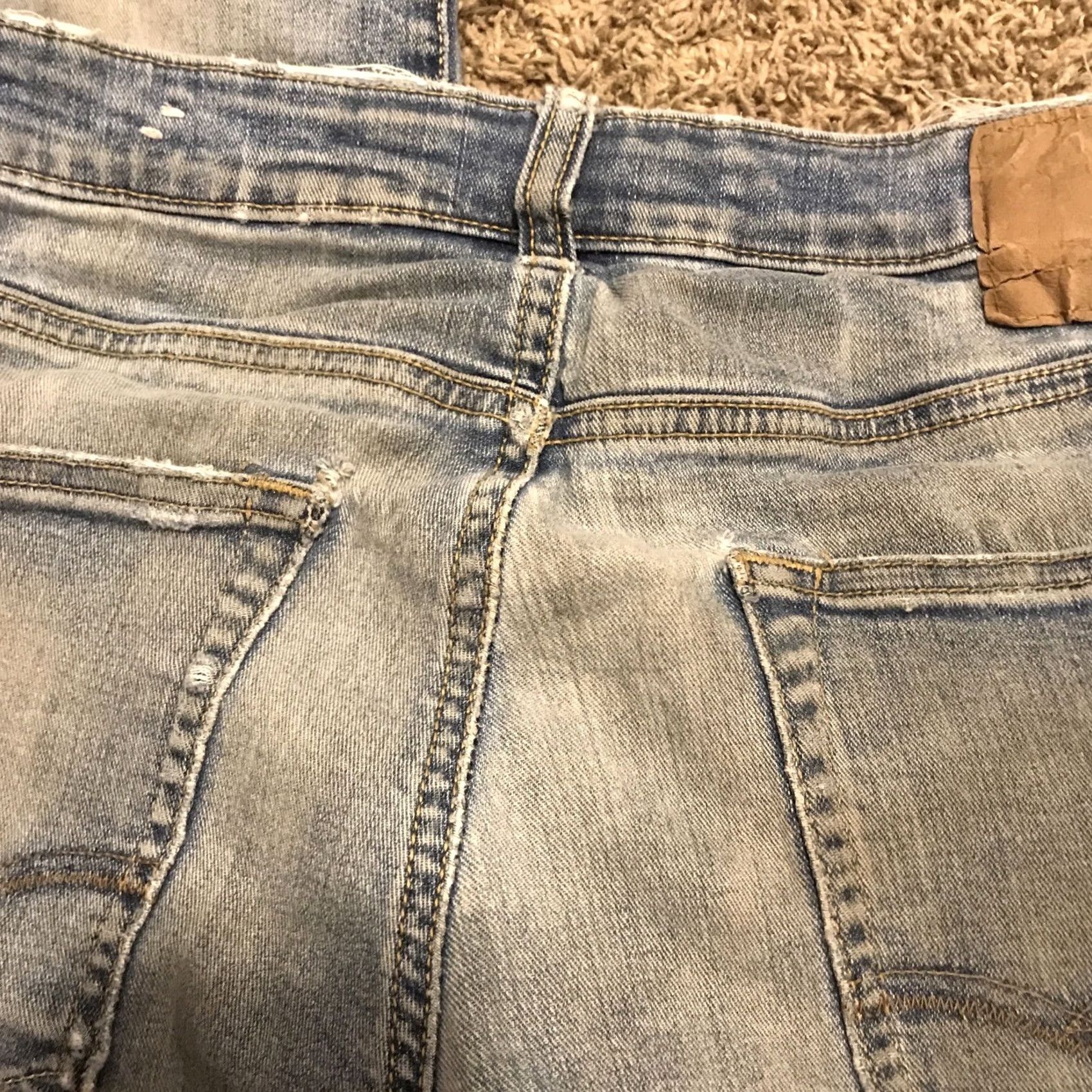 American Eagle Outfitters American Eagle Outfitters Jeans Straight Mens 31x30 Cotton Denim Blue A2 Size US 31 - 5 Thumbnail