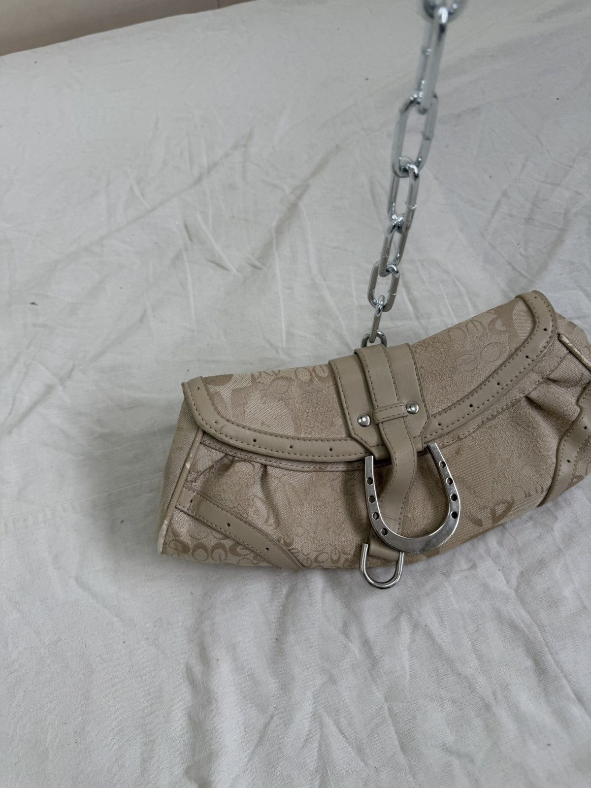 Guess Vintage Guess Style Monogram Y2K Clutch Bag Hype Size ONE SIZE - 3 Thumbnail