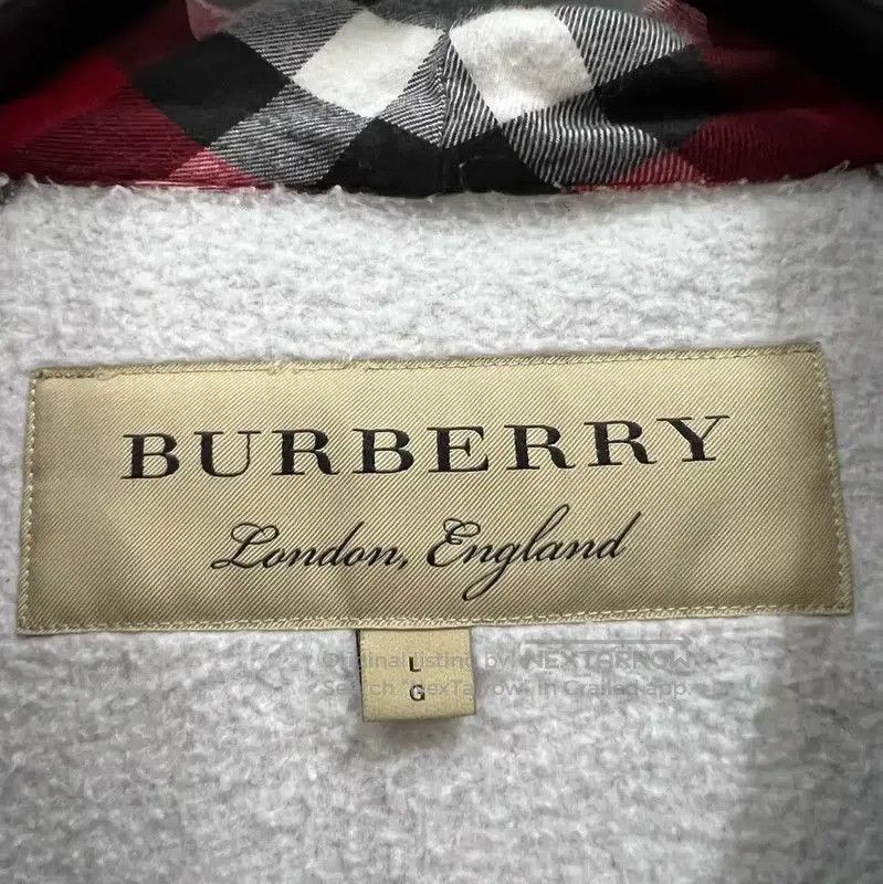 Burberry Burberry Gray Cotton Jacket for Women. Size L / US 10 / IT 46 - 4 Thumbnail
