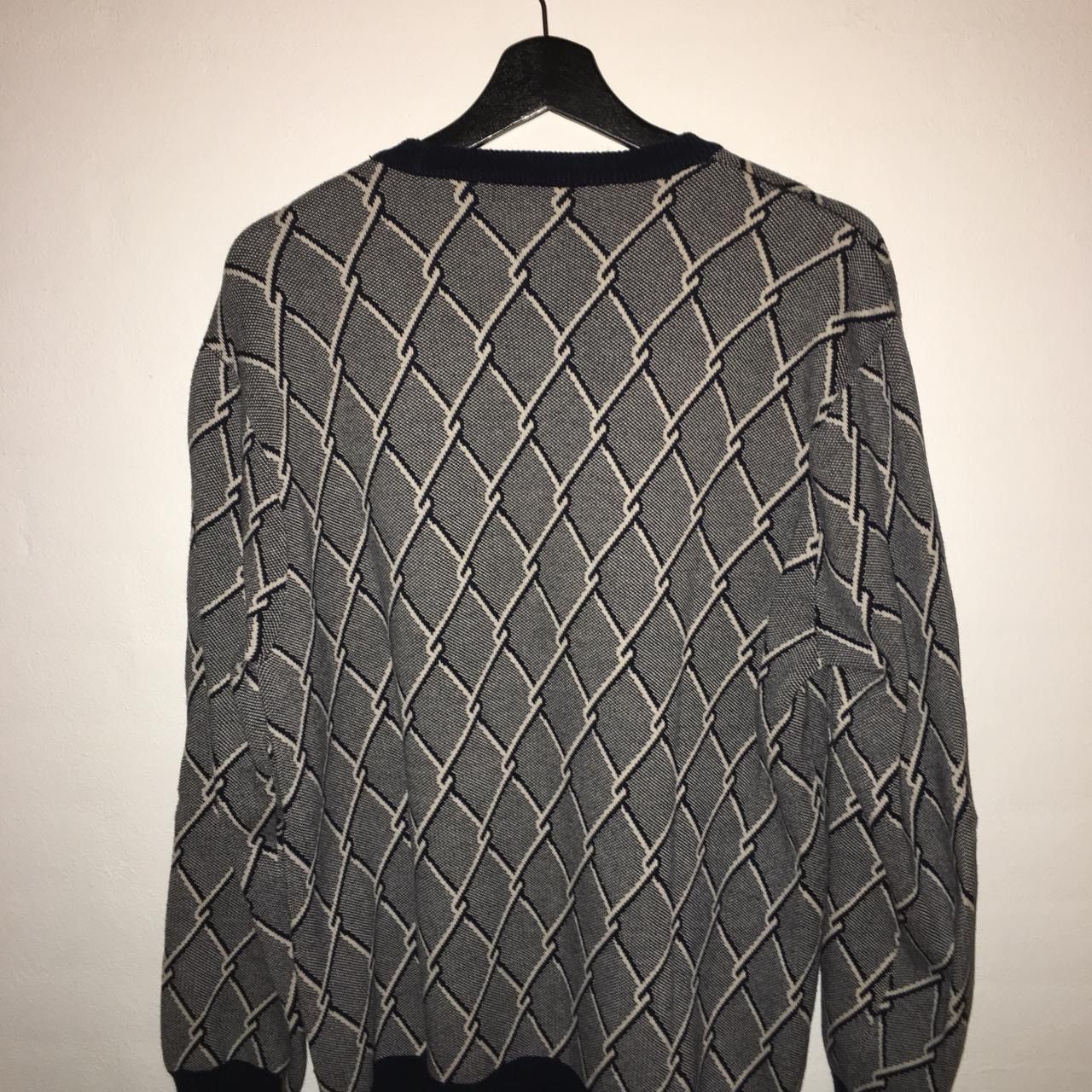 Supreme Supreme Black ChainLink Sweater Grailed