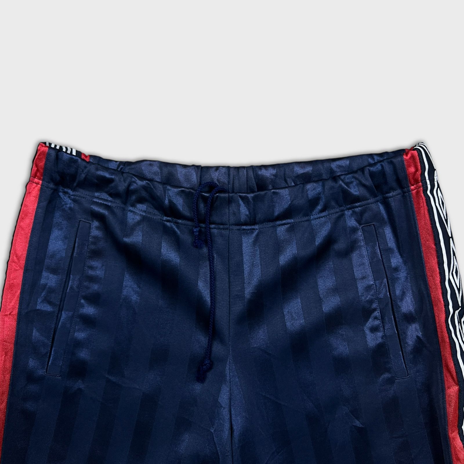 Descente × Umbro × Vintage Umbro x Descente Shorts Striped Side Tape Jaspo Soccer Pants Size US 34 / EU 50 - 2 Thumbnail