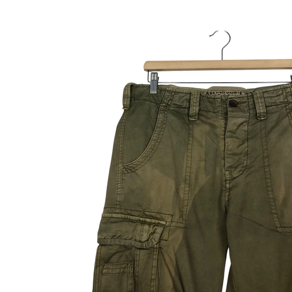 Japanese Brand 🔥TACTICAL PARACHUTE BIKER PANTS UTILITY MULTI POCKET ABECROM Size US 34 / EU 50 - 7 Thumbnail