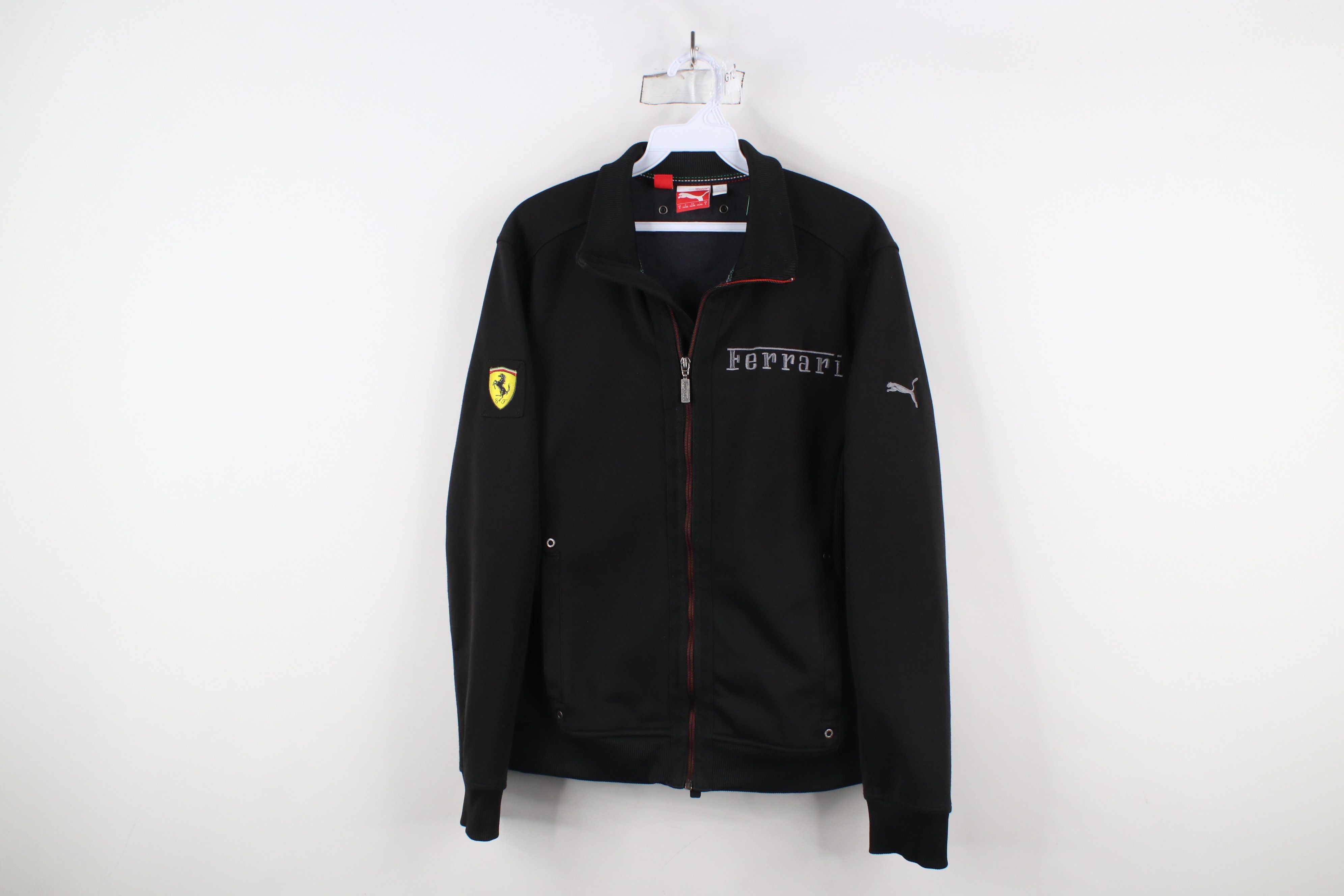 Puma × Vintage Puma x Scuderia Ferrari Formula 1 Racing Full Zip Jacket Size US S / EU 44-46 / 1 - 1 Thumbnail