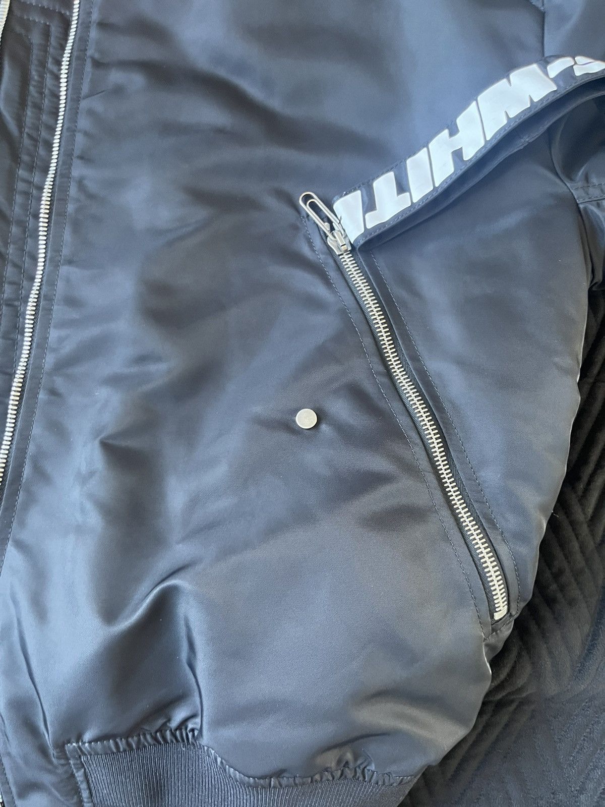 Off-White Off white bomber jacket Size US M / EU 48-50 / 2 - 4 Thumbnail