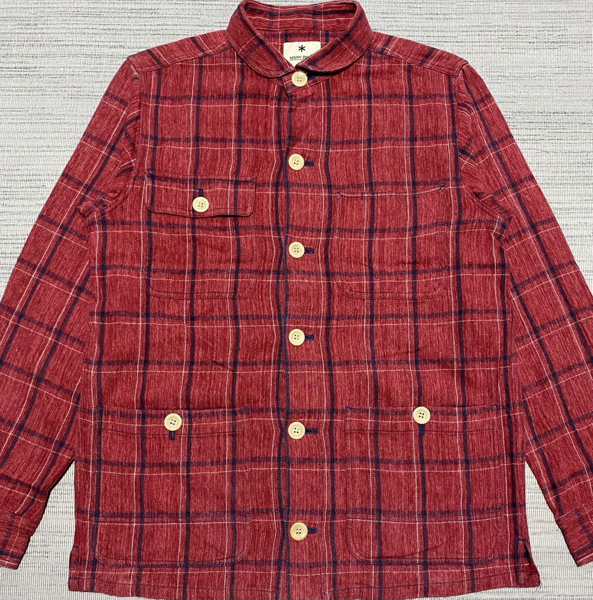 Snow Peak Snow Peak Four Big Pocket Flannel Shirt Button Upa Size US L / EU 52-54 / 3 - 2 Thumbnail