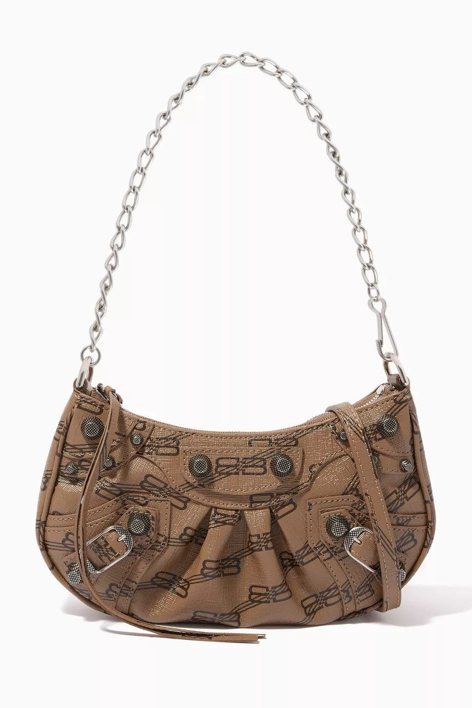 Balenciaga o1mt1gz0724 Size: OS / Mini Le Cagole Bag in Brown Size ONE SIZE - 1 Thumbnail