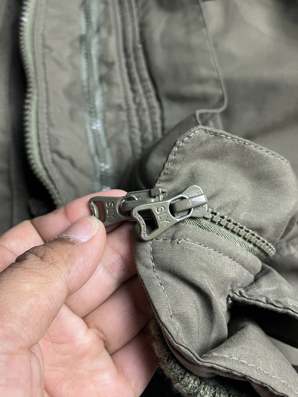 Japanese Brand SLY Japan Industrial Buckle N3B Military Parka Jacket Size US S / EU 44-46 / 1 - 11 Thumbnail