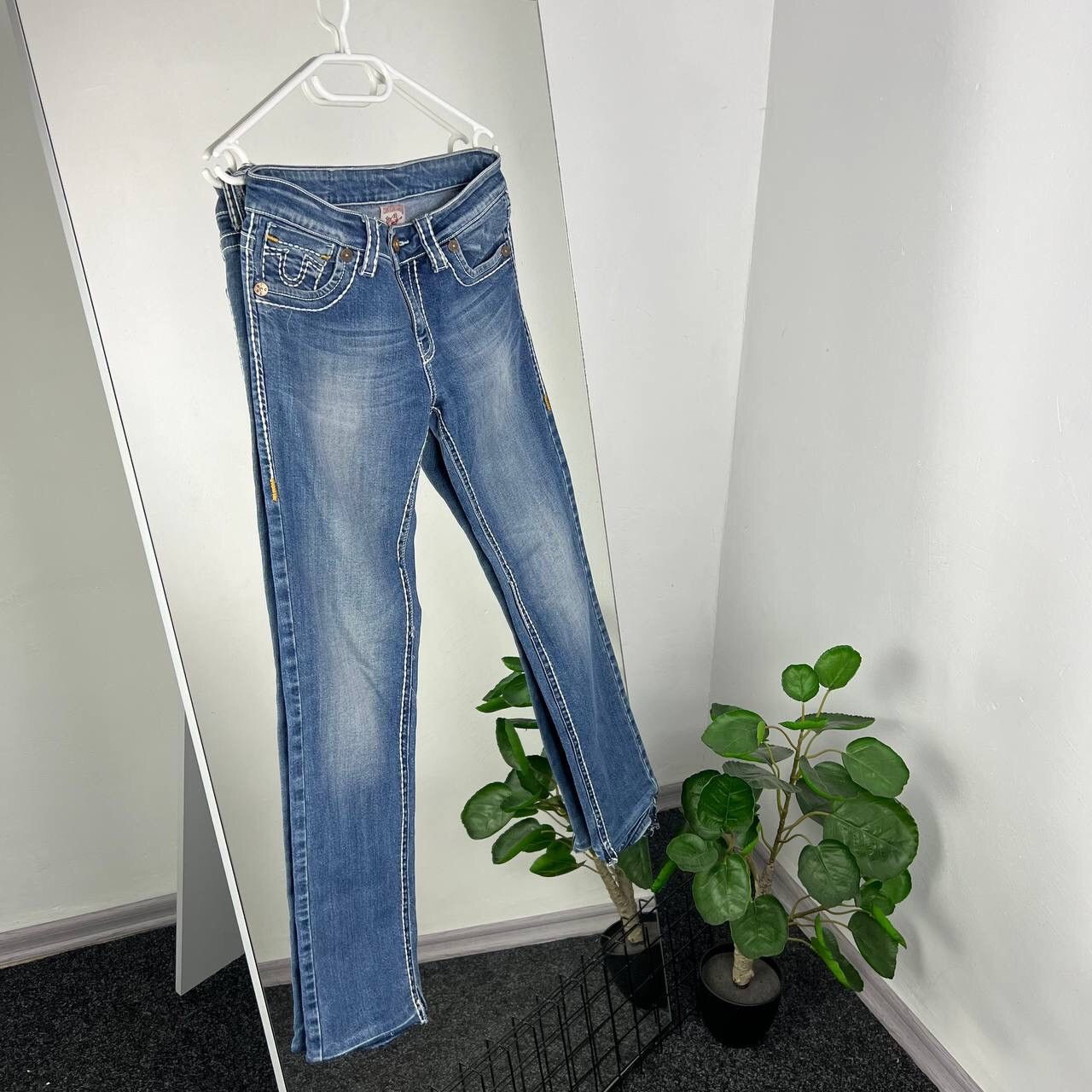 True Religion Y2k Vintage Denim True Religion Pants Distressed Japanese Size 30" / US 8 / IT 44 - 6 Thumbnail