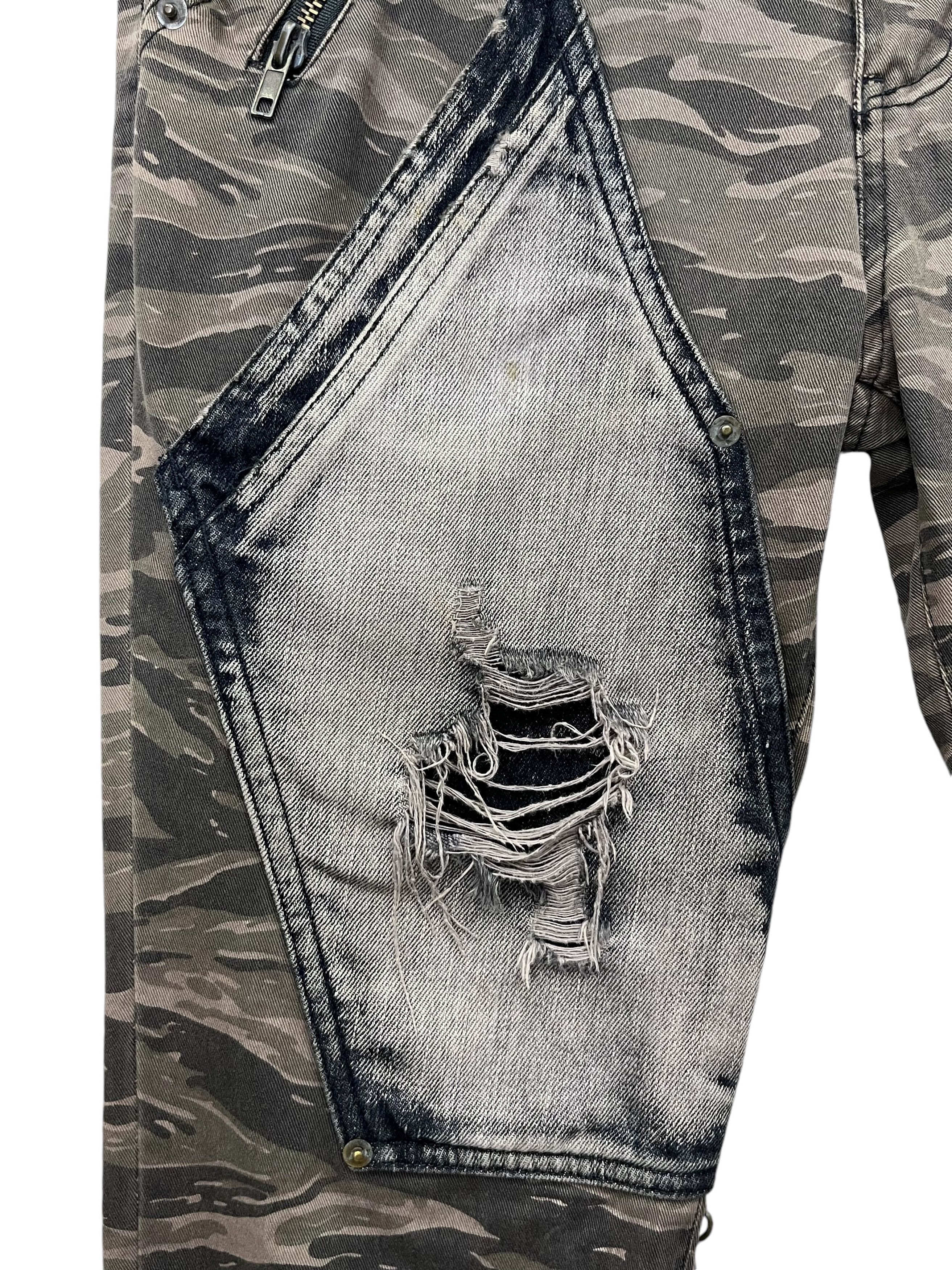 Japanese Brand 🔥TIGER STRIPES Seditionaries Punk Chain Bondage FLARE Pants Size US 29 - 7 Thumbnail