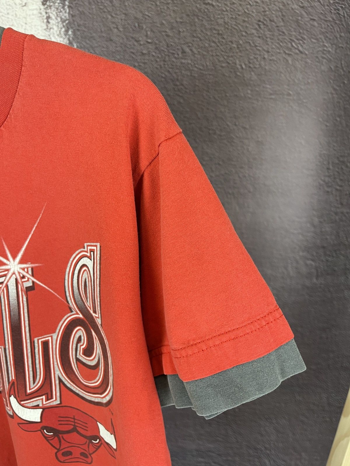 NBA Salem Sportswear NBA Chicago Bulls made in USA distressed Size US M / EU 48-50 / 2 - 8 Thumbnail