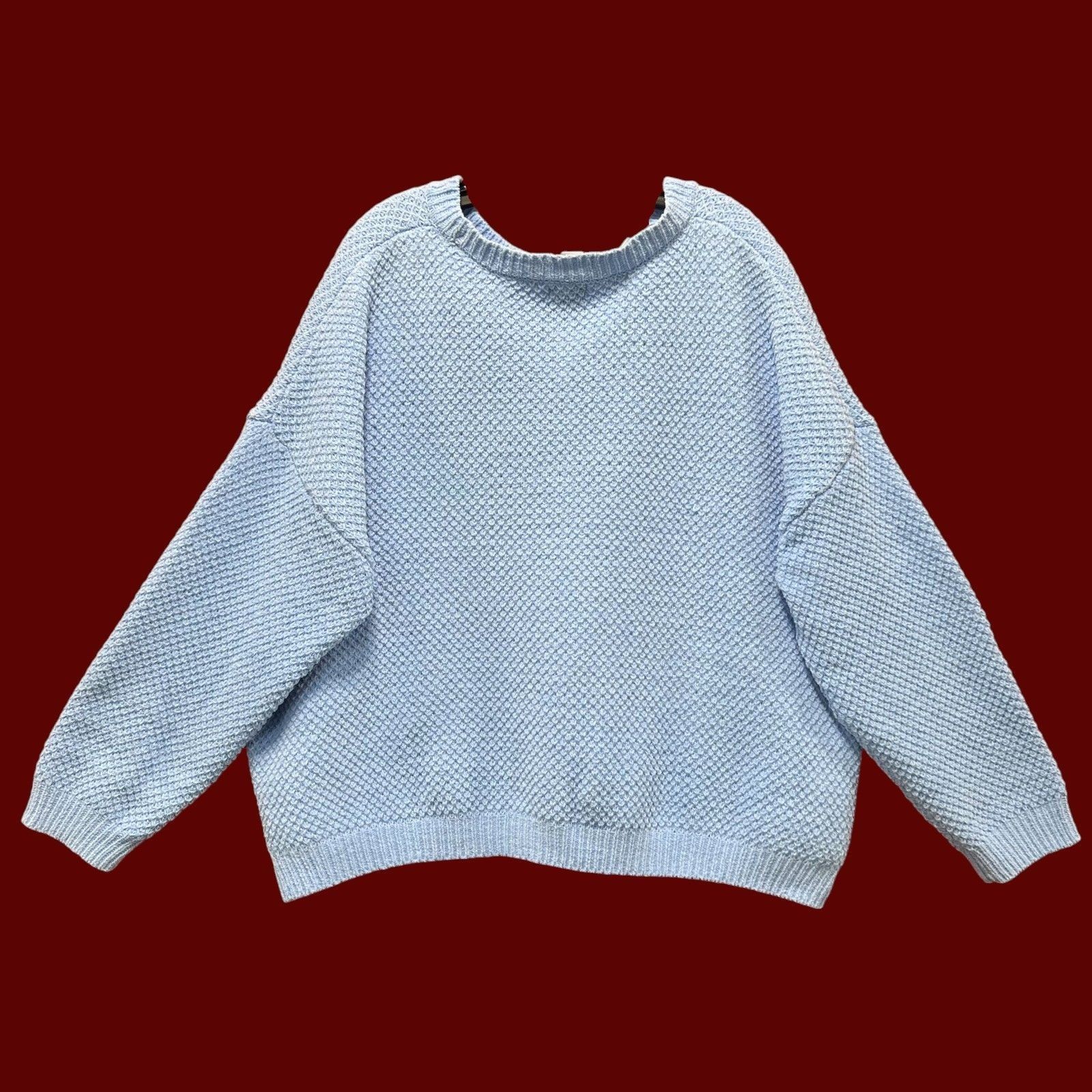 Other Rue + - Women's Long Sleeve Round Neck Crochet Sweater - Lig Size XXL / US 16-18 / IT 52-54 - 2 Thumbnail