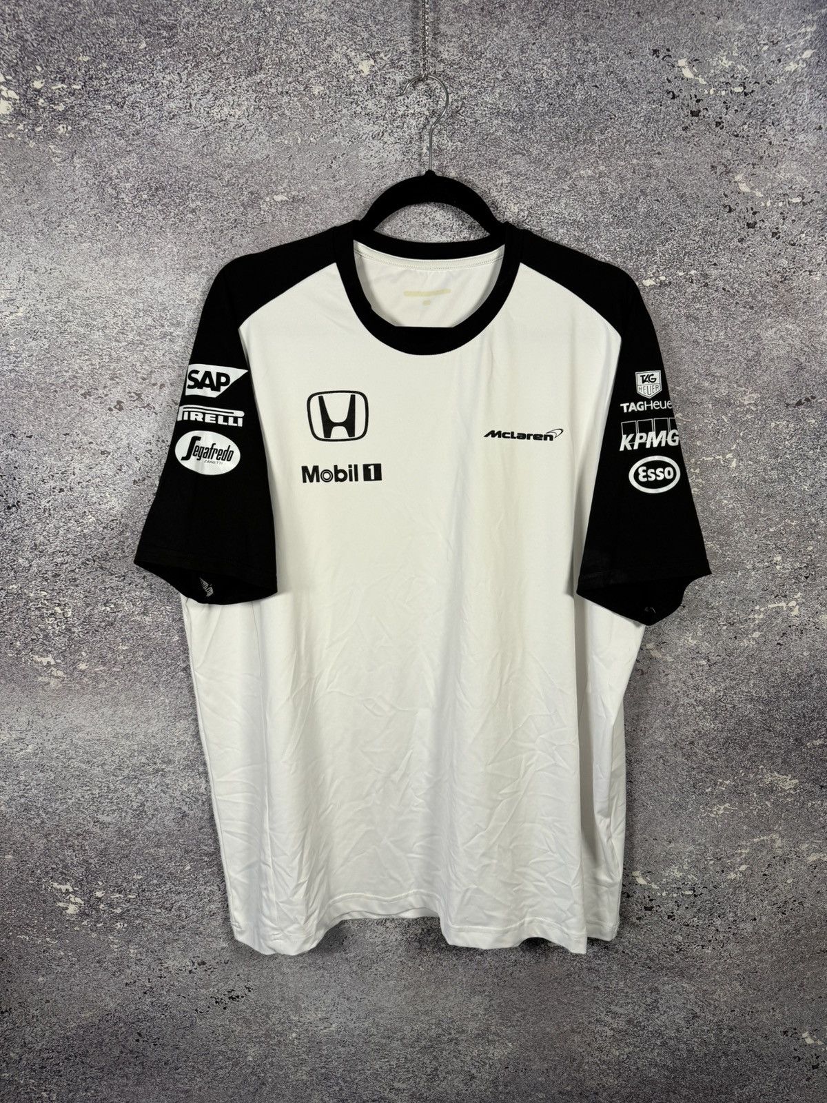 Formula 1 × Honda × Malcolm McLaren McLaren Racing Team Honda F-1 Formula 1 Jersey White XL size Size US XL / EU 56 / 4 - 1 Thumbnail