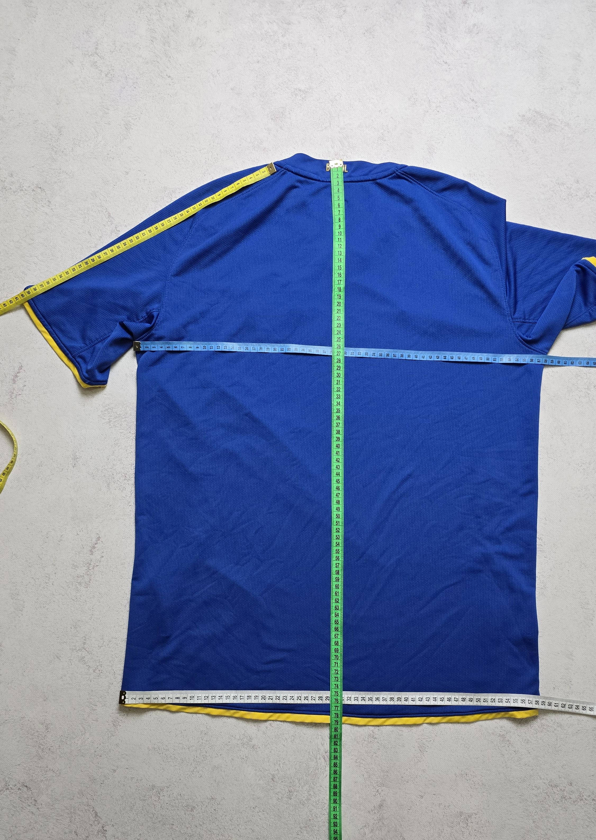 Nike VTG NIKE BRAZIL 2008 2009 AWAY FOOTBALL SHIRT SOCCER JERSEY Size US XL / EU 56 / 4 - 3 Thumbnail