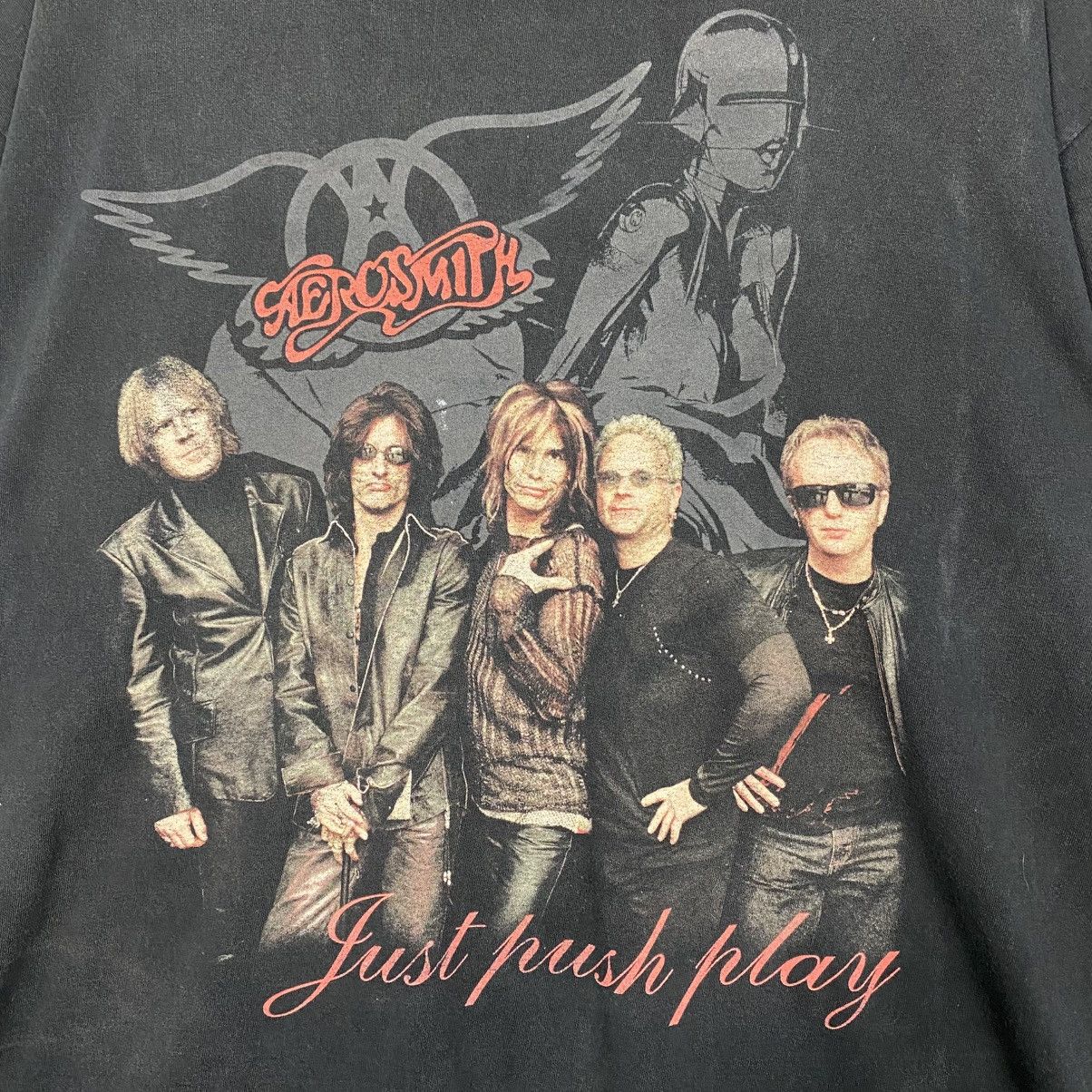 Band Tees 📌Vintage 90's Band Tees Aerosmith Big Logo Short Sleeve Size US XXL / EU 58 / 5 - 16 Thumbnail