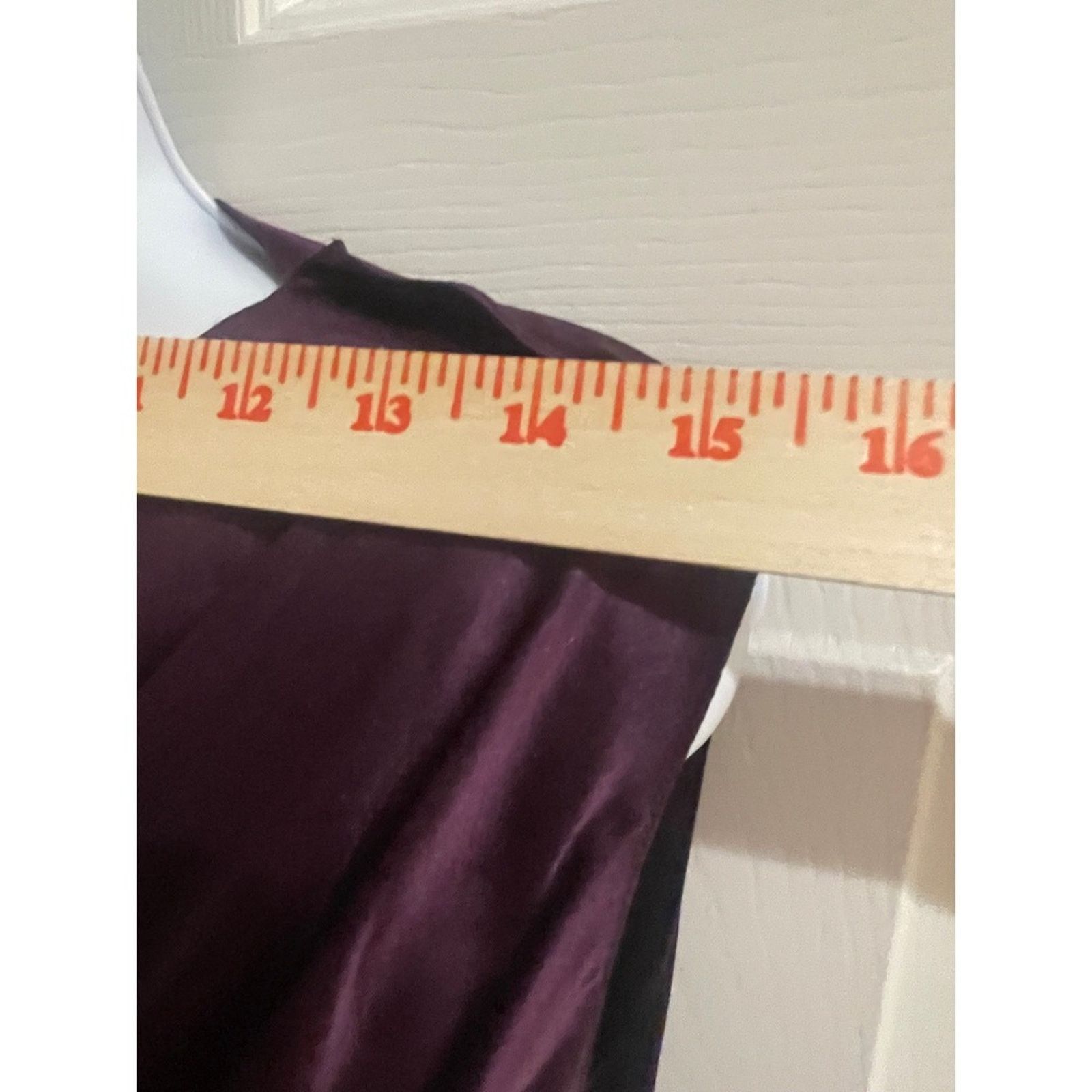 Lanvin Lanvin Paris Purple Satin Twist Front V-Neck Dress Sz 42 Size L / US 10 / IT 46 - 4 Thumbnail