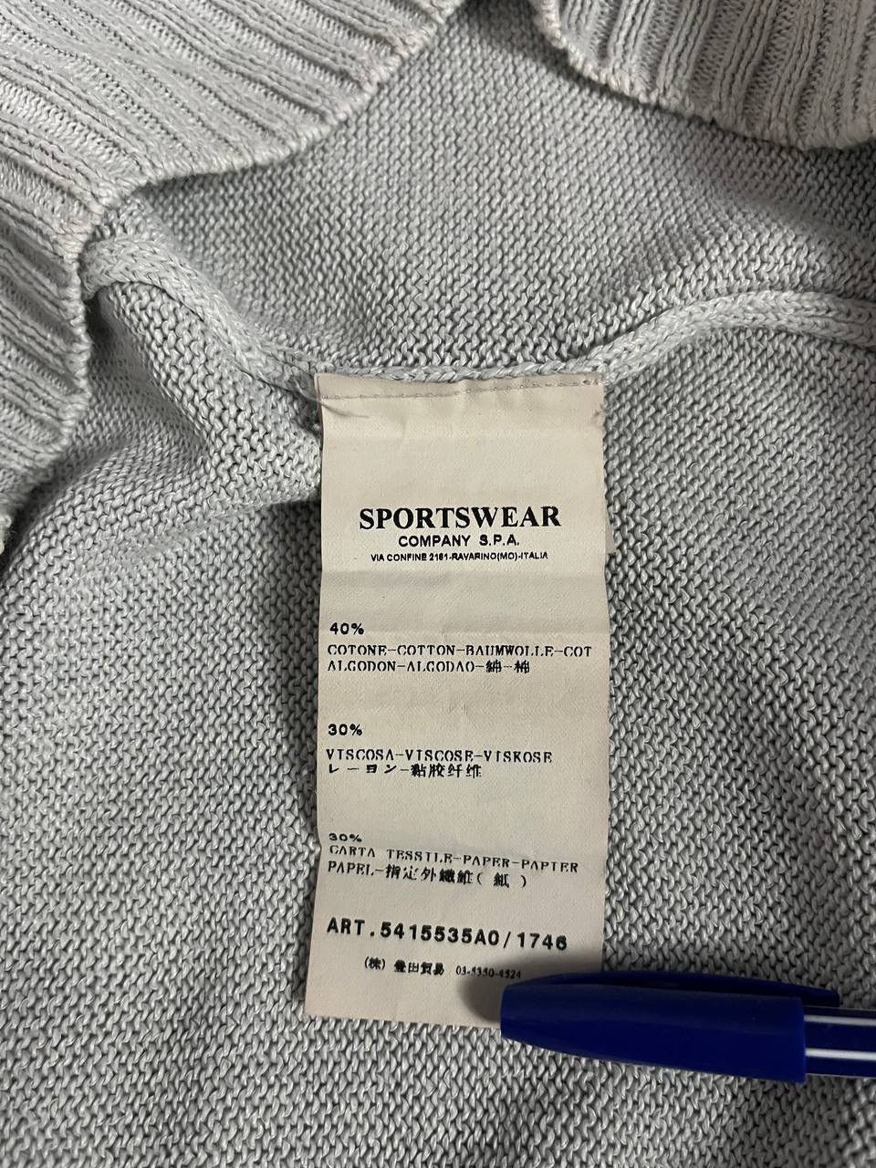 Stone Island Stone Island Sweater Grey Viscose Size US S / EU 44-46 / 1 - 13 Thumbnail