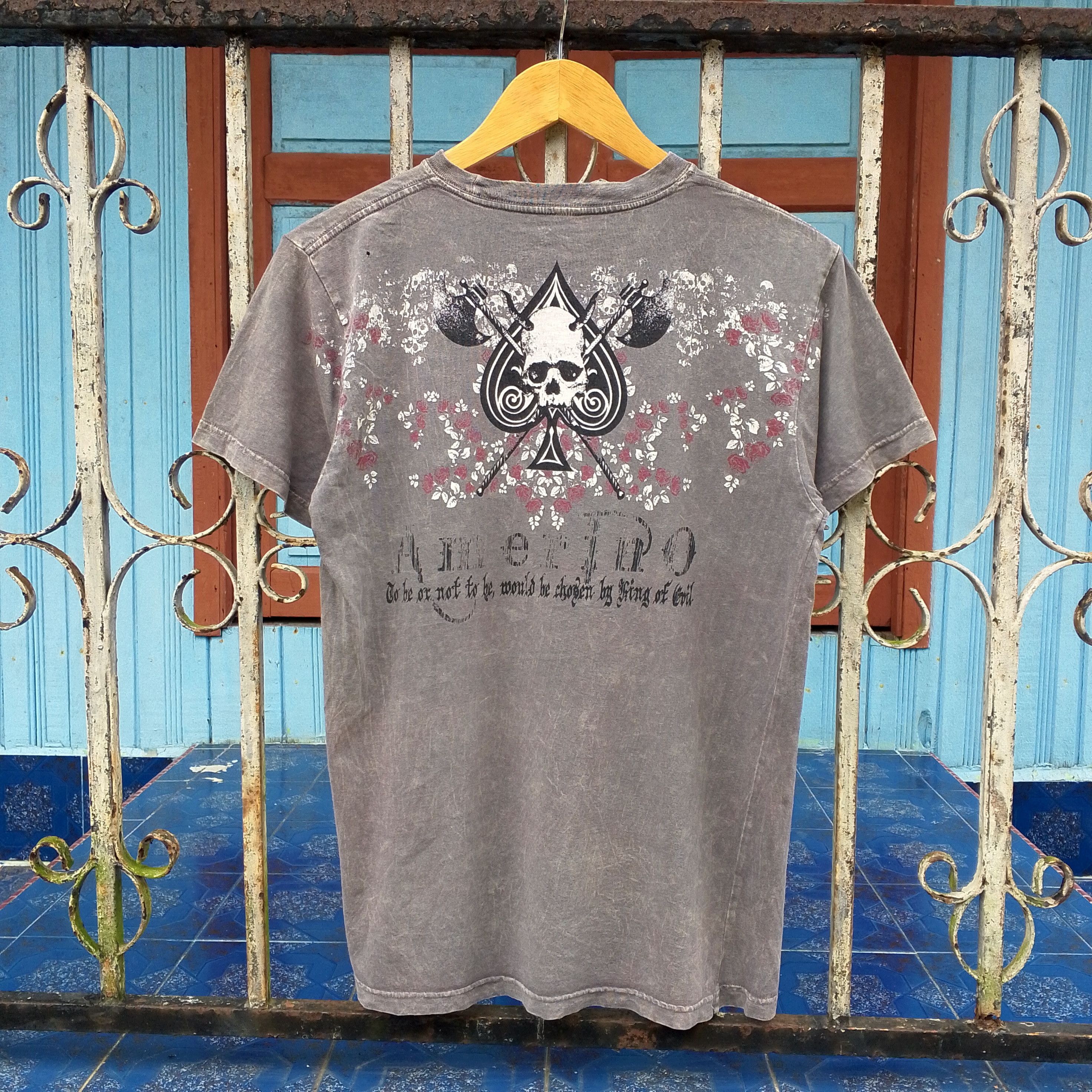 If Six Was Nine OTB Gothic Skull OVP Tshirt Punk Lgb Style Size US M / EU 48-50 / 2 - 2 Thumbnail