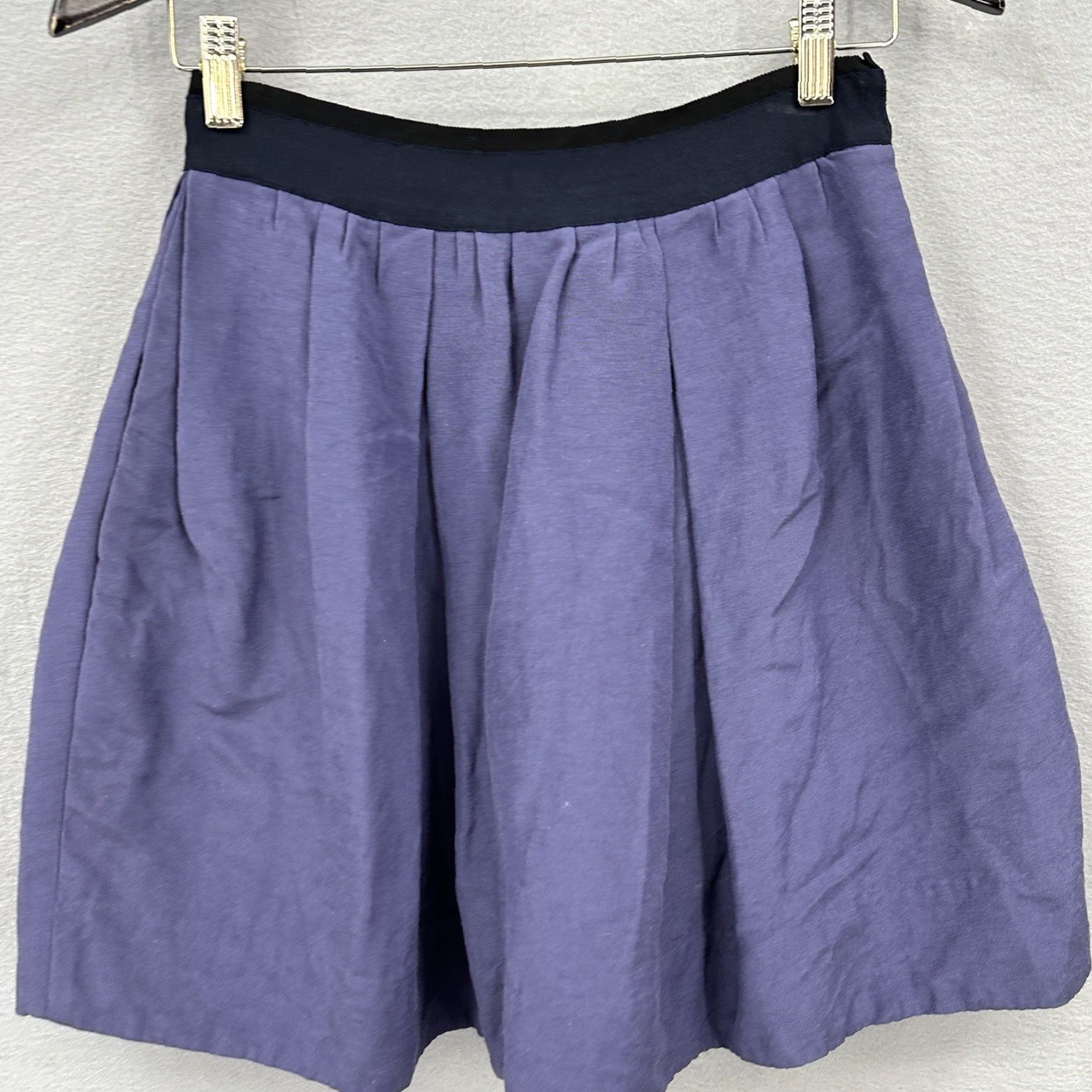 3.1 Phillip Lim 3.1 Phillip Lim A-Line Skirt Womens 4 Blue Pockets Circe Quiet Lux City Pinup Skirt Short Pleated Lined Raised: Mid Rise Size 27" / US 4 / IT 40 - 4 Thumbnail