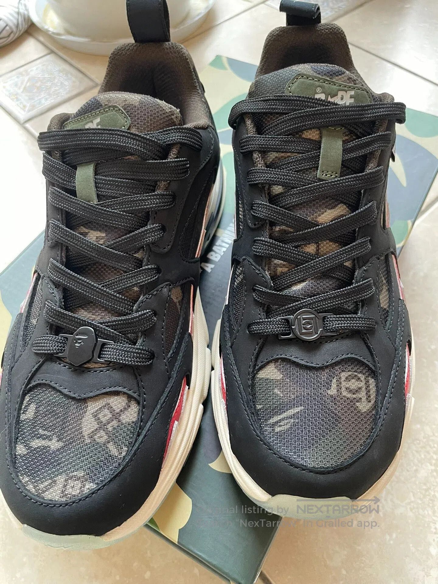 Bape Bape Clot Sharksta Collaboration Shoes. Size US 10 / EU 43 - 5 Thumbnail