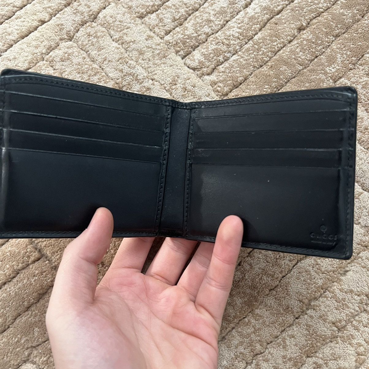 Gucci Gucci Wallet Black and Red Size ONE SIZE - 3 Thumbnail