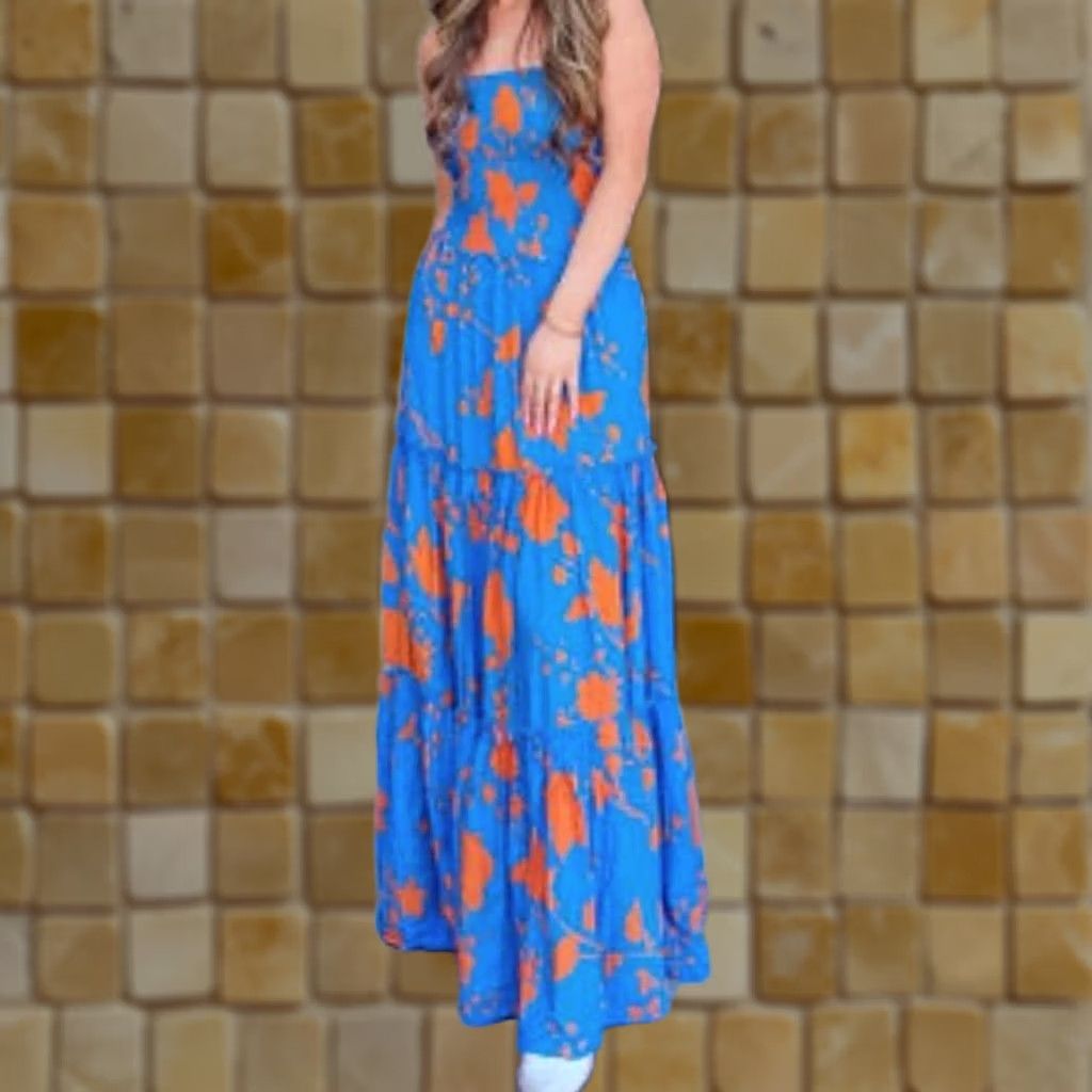 abel the label floral maxi dress | Dresses | Abel The Label Anthropologie Botanical Multicolor Ruffle Hem Make a statement with the LaBelle Strapless Drop Waist Pink Floral Maxi Dress Abel The Label Dress Size