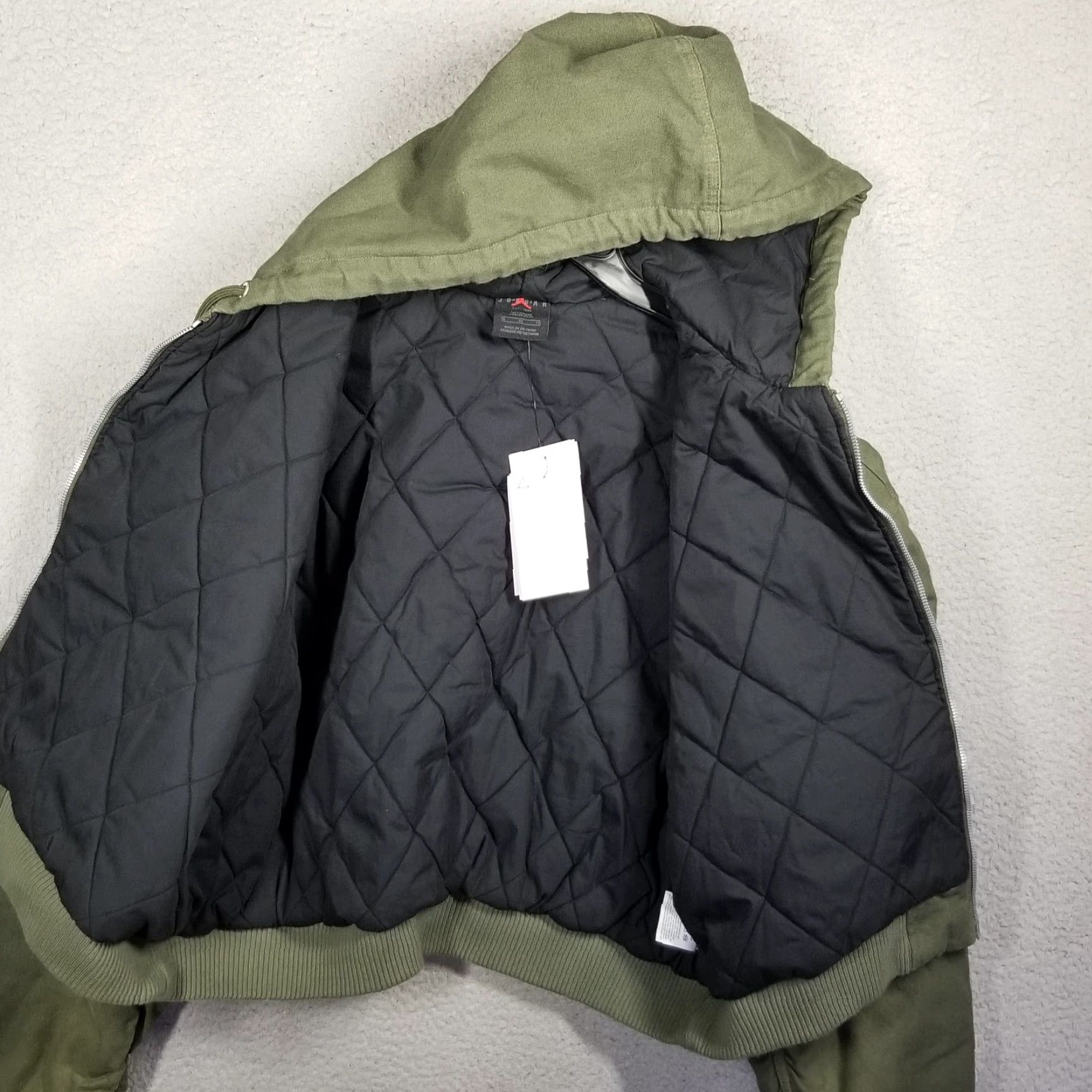 Jordan Brand NWT Brand Nike Air Jordan Travis Scott Cactus Jack Canvas Jacket XL Tall XLT Mens Multicolor 350 50 Size US XL / EU 56 / 4 - 3 Thumbnail
