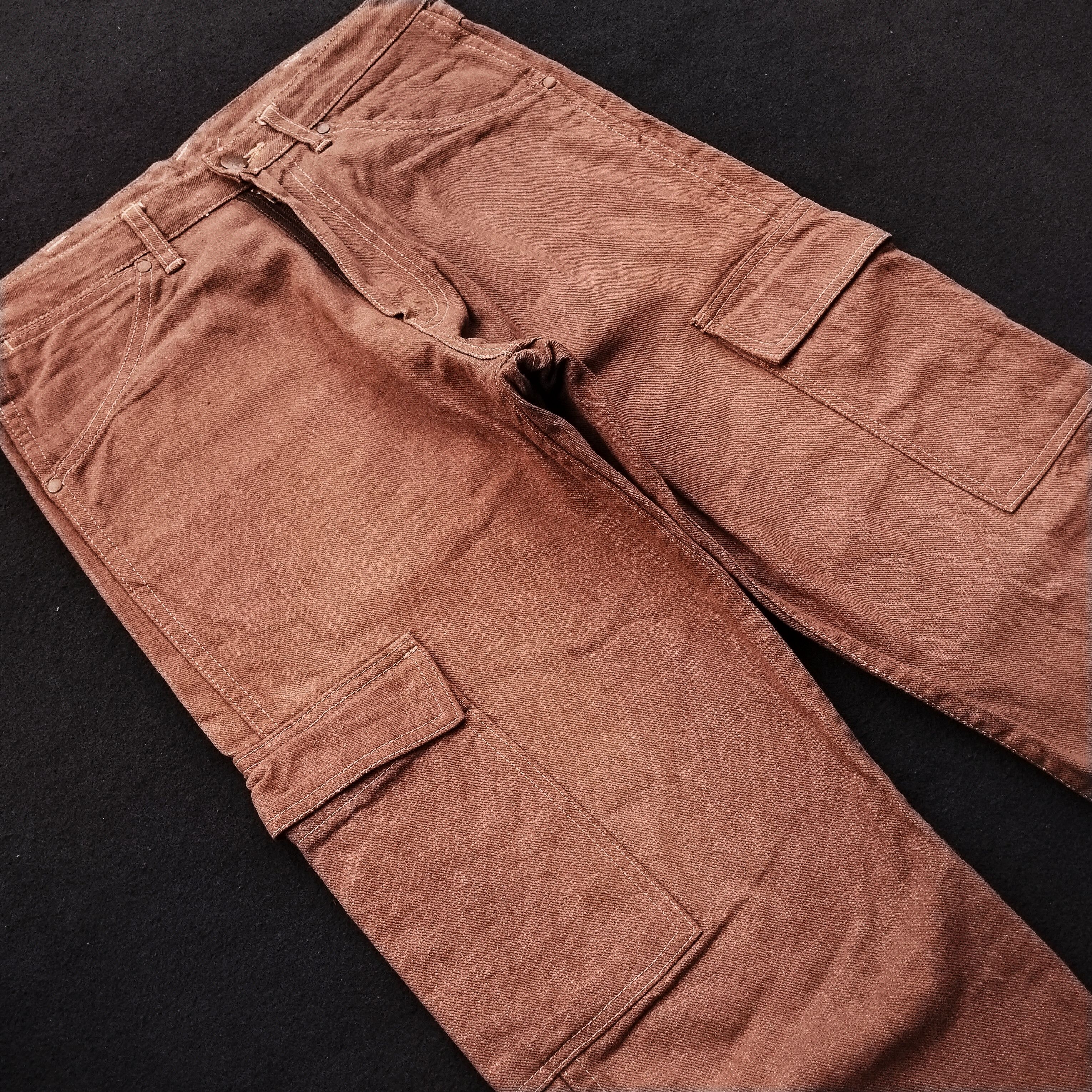 Bape Vintage Bape Cargo Patch Leather Denim Pants Size US 32 / EU 48 - 5 Thumbnail