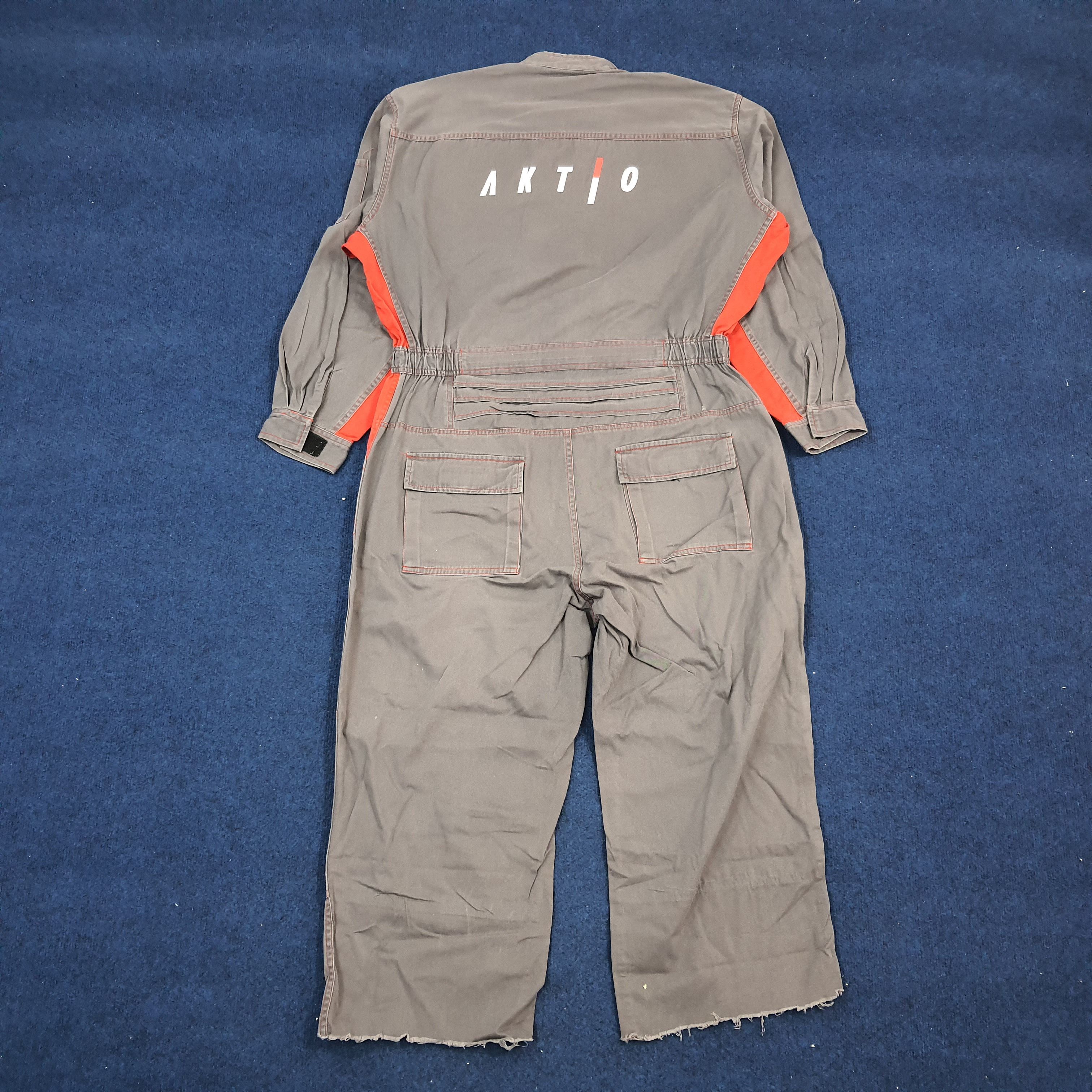 Japanese Brand × Vintage Vintage Aktio Construction Japanese Brand Workwear Coverall Size US XL / EU 56 / 4 - 2 Thumbnail