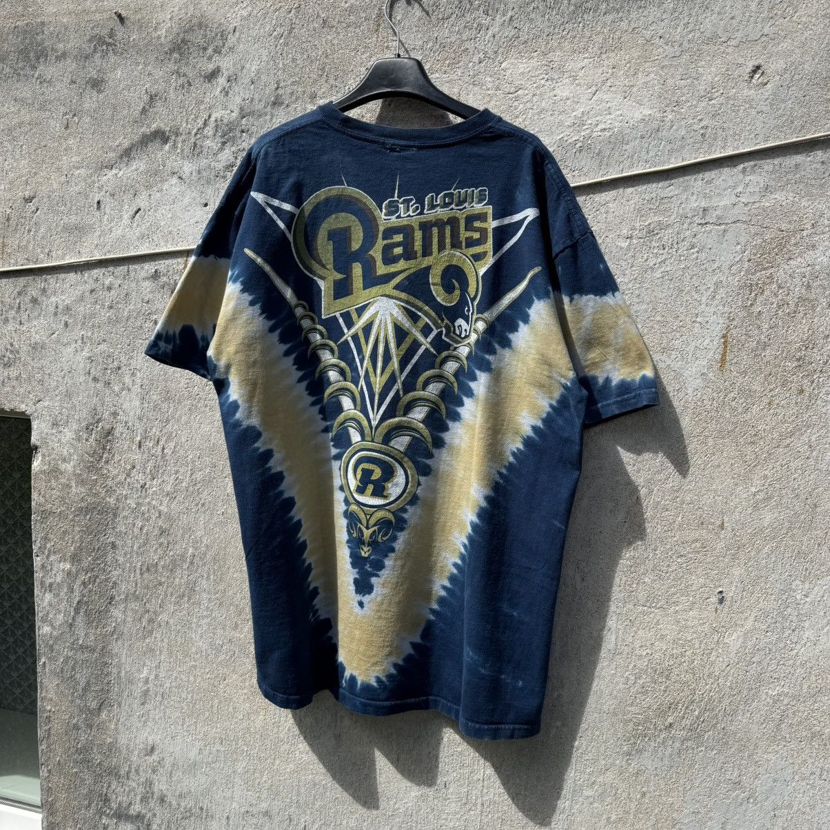 NFL Vintage St. Louis Rams AOP NFL Tshirt Tie Dye Jersey y2k Size US XL / EU 56 / 4 - 2 Thumbnail