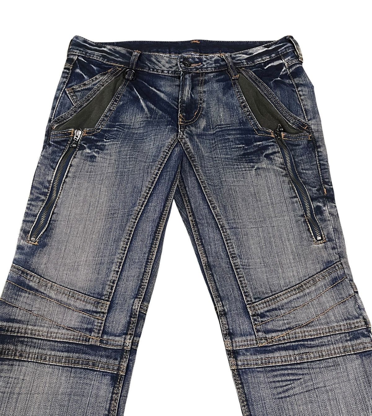 HIDEAWAYS Rare Vintage Japanese Brand Hideaways Flared Jeans 2000s Size US 30 / EU 46 - 3 Thumbnail