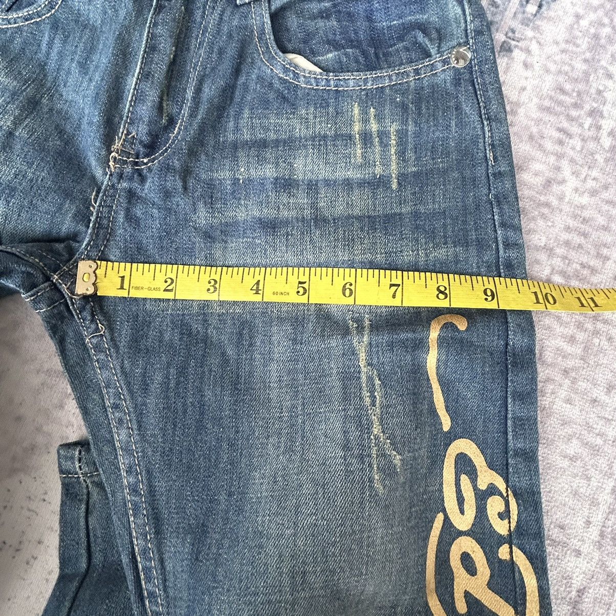 Ed Hardy Ed Hardy Rhinestone Tiger Jeans Size US 27 - 20 Thumbnail