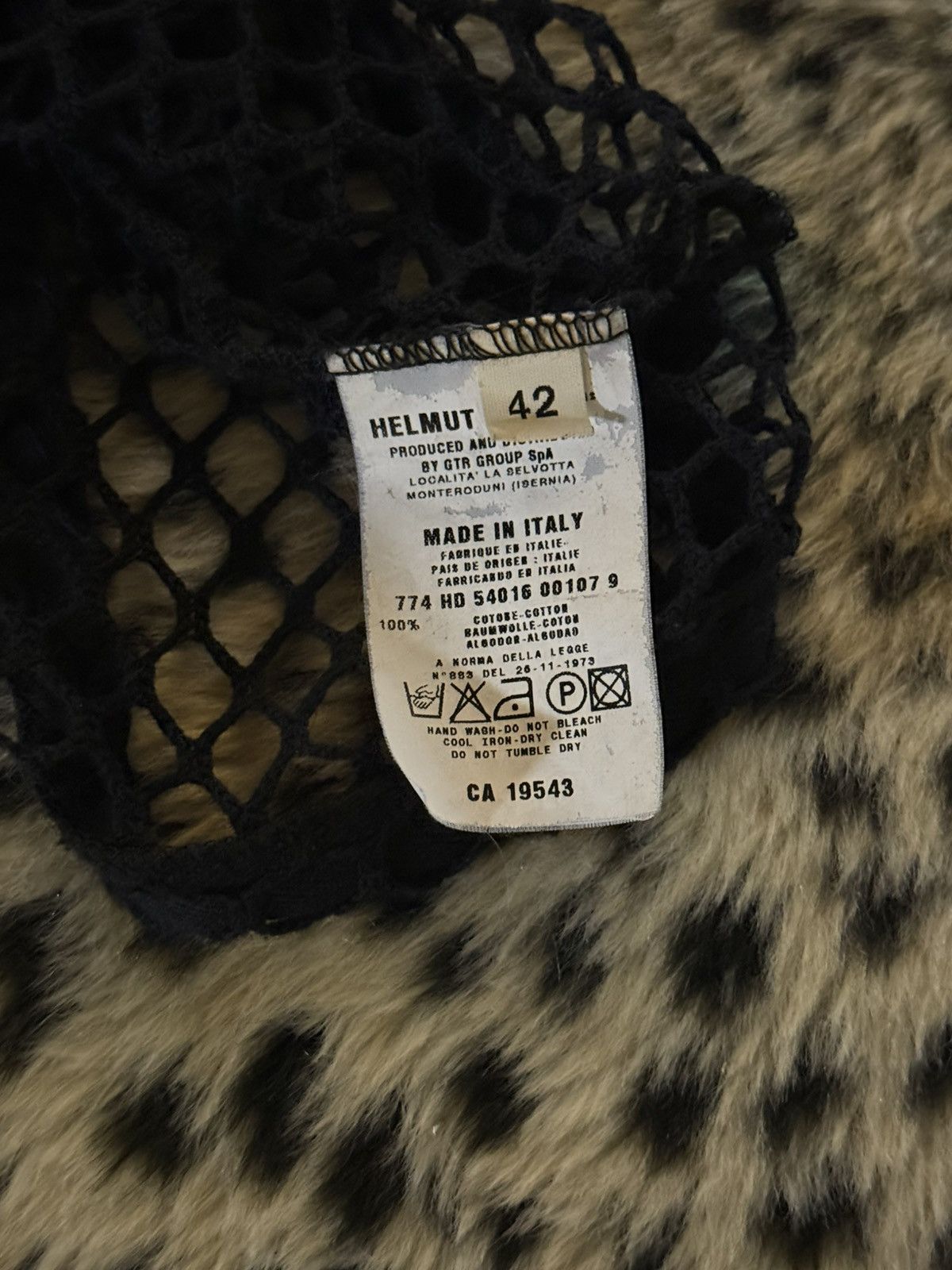 Helmut Lang 1998 Fishnet Mini Dress Size M / US 6-8 / IT 42-44 - 5 Thumbnail
