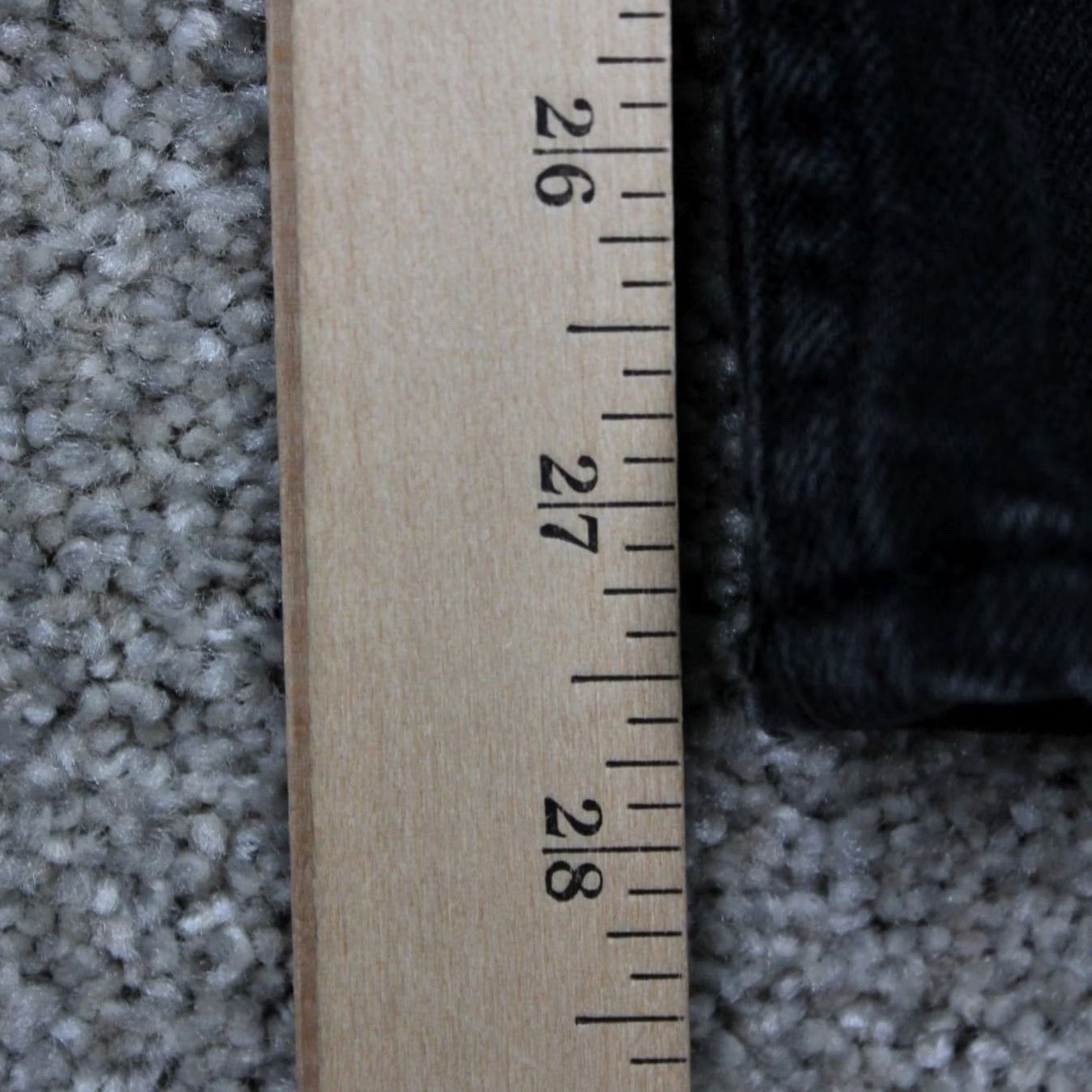Rag & Bone rag & bone Jeans Men 34x28 Black Extra Slim Distressed Button Fly Size US 34 / EU 50 - 5 Thumbnail