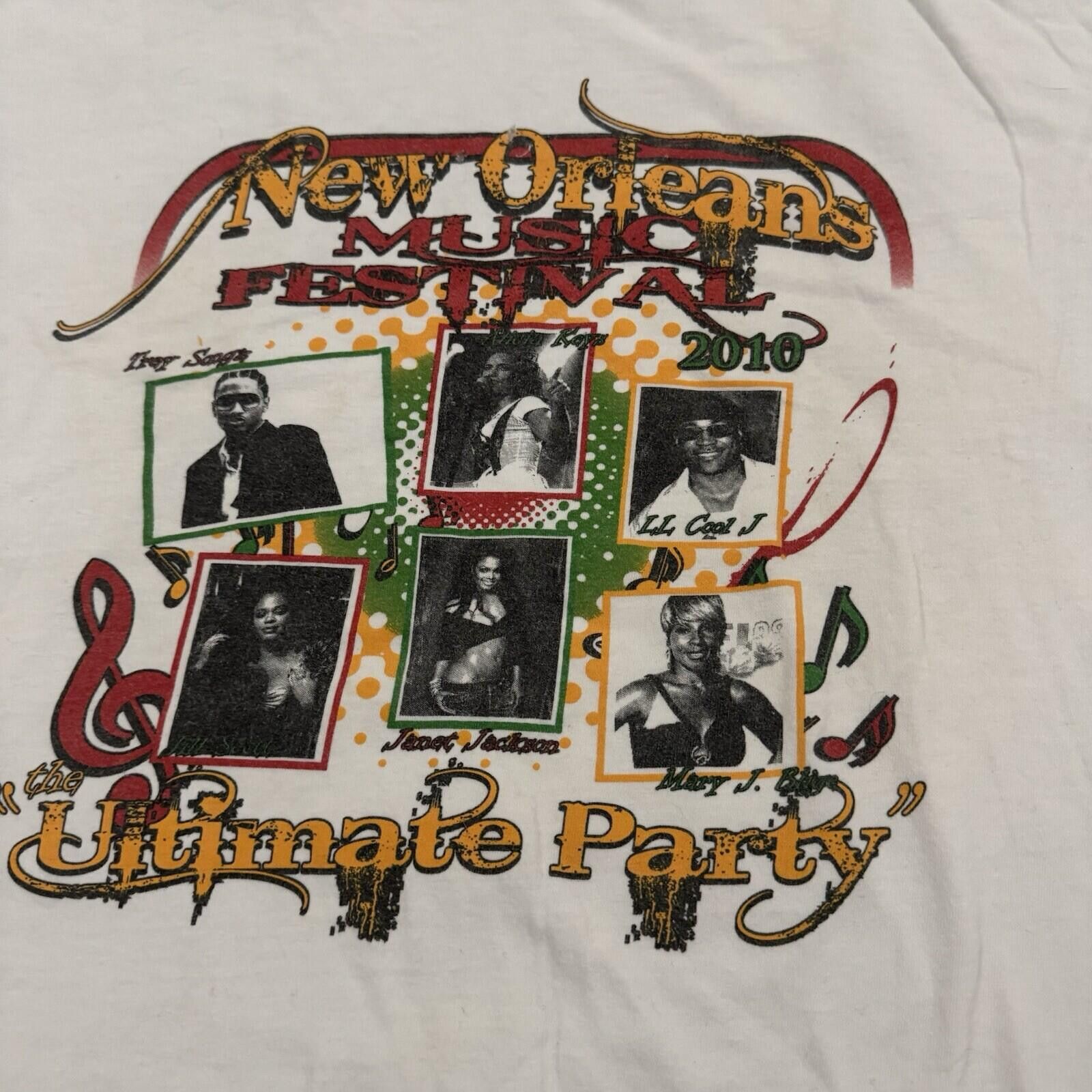 Vintage 2010 New Orleans Music Festival Shirt Rap Size US XXL / EU 58 / 5 - 2 Thumbnail