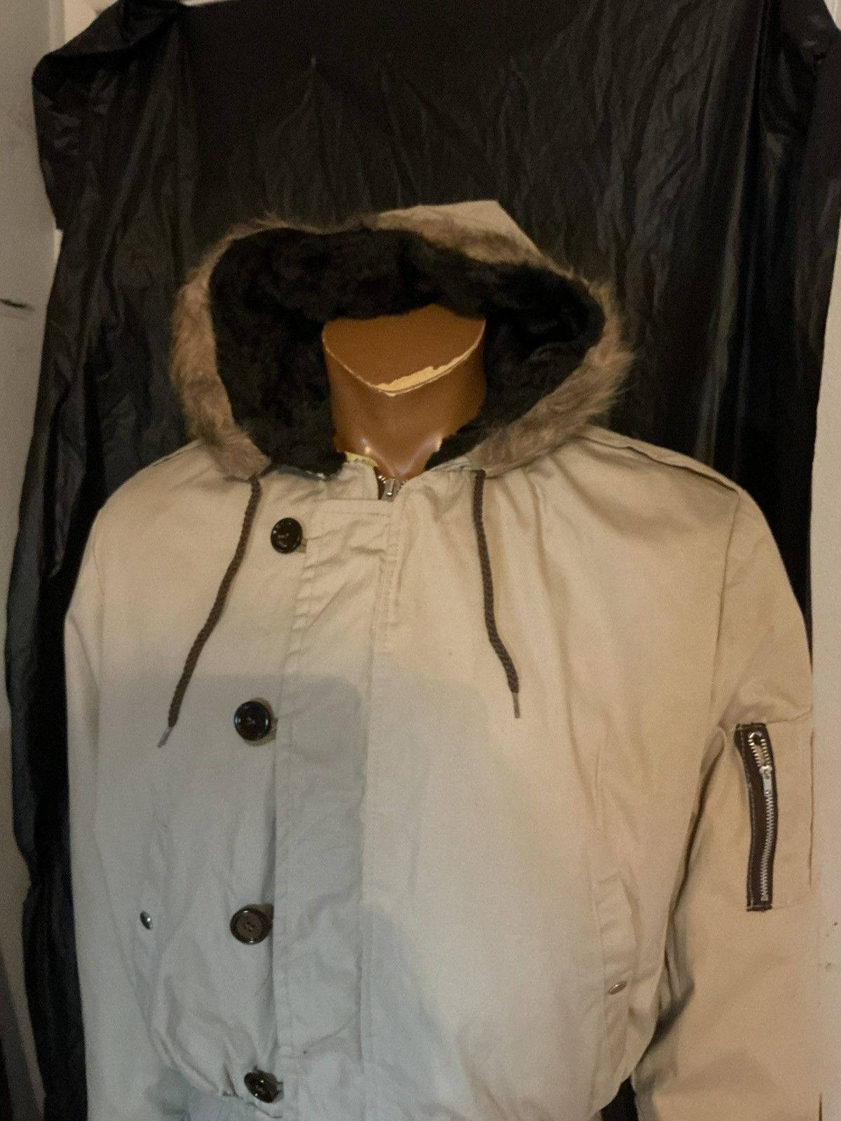 Vintage Vintage 70s 80s Sentinel YKK Zip Faux Fur Bomber Jacket Size US M / EU 48-50 / 2 - 16 Thumbnail