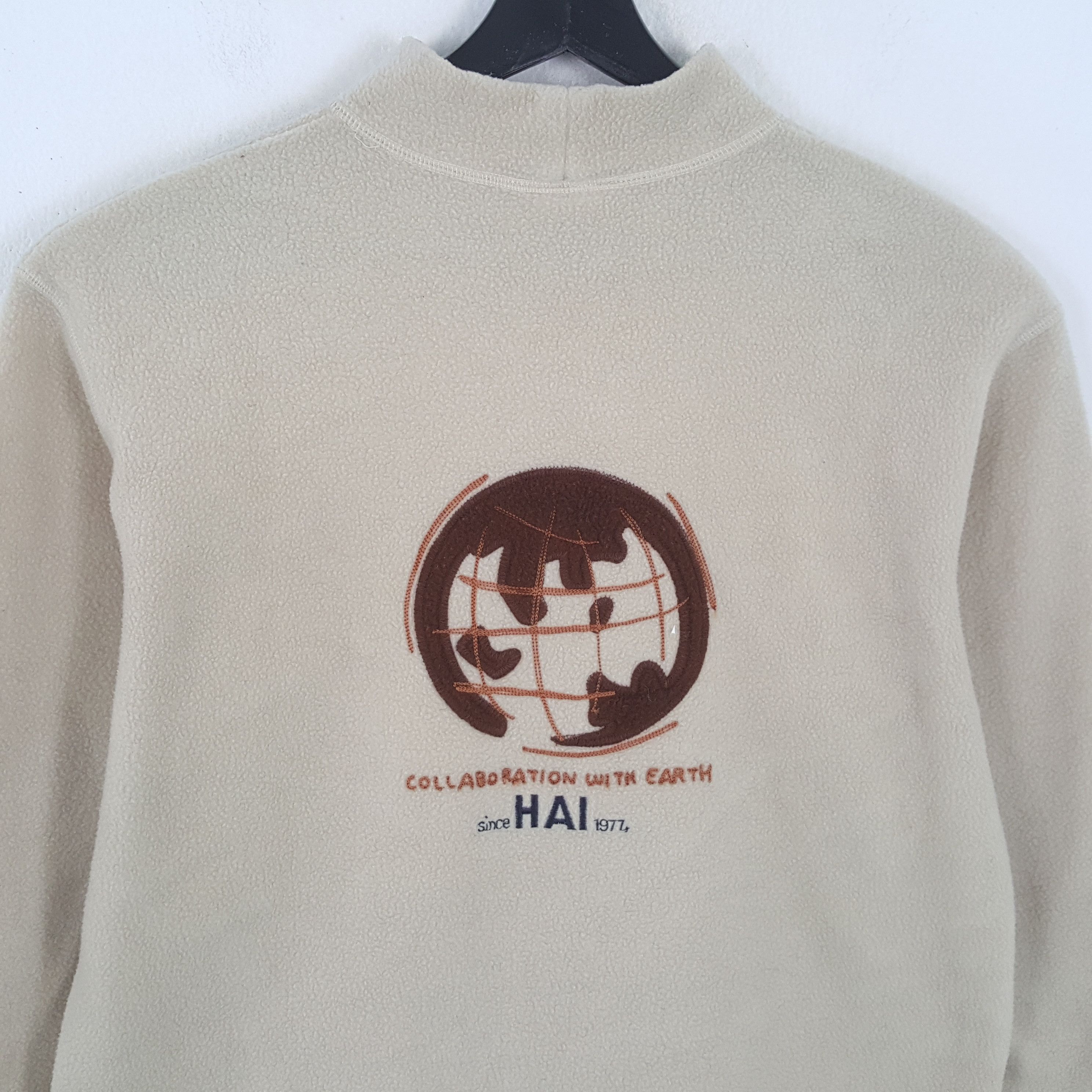 Hai Sporting Gear × Issey Miyake × Vintage HAI SPORTING GEAR by ISSEY MIYAKE Fashion Sweatshirt Size US M / EU 48-50 / 2 - 2 Thumbnail