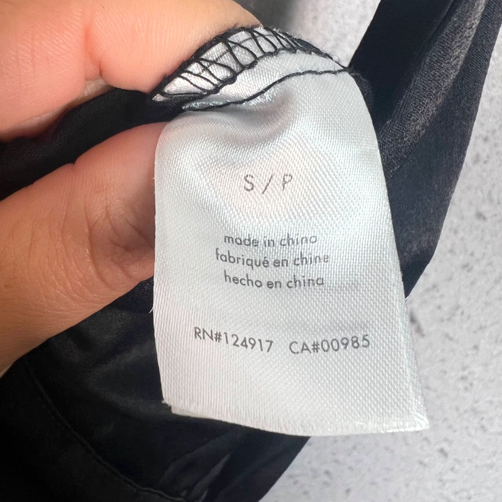 Vintage VINTAGE WeWoreWhat Black Satin Slip Jumpsuit With Adjustable Straps Size Small Women Sleeveless Wide-Leg One-Piece Satin Jumpsuit XS-? Size 28" / US 6 / IT 42 - 4 Thumbnail