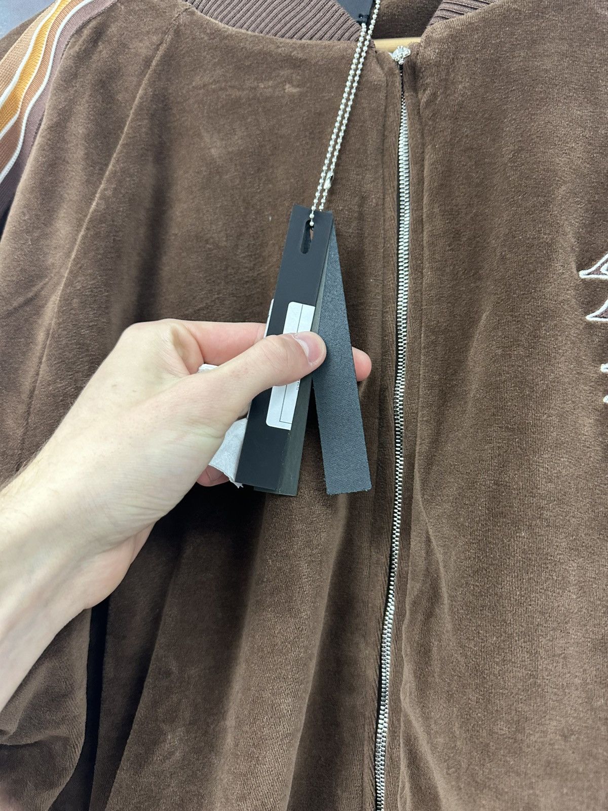 Amiri Amiri Track Jacket Brown XXL Size US XXL / EU 58 / 5 - 2 Thumbnail