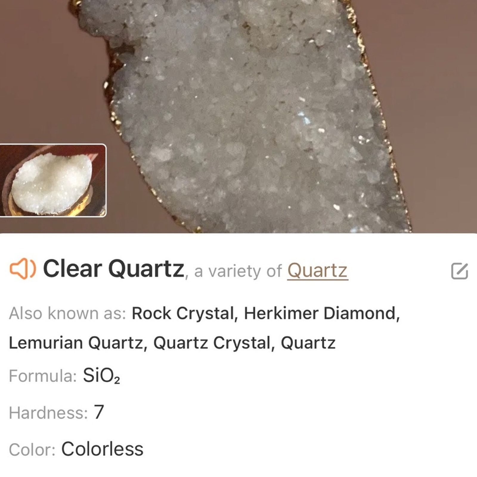 Handmade Handcrafted repurpose drusy agate slab Pearl necklace Size ONE SIZE - 14 Thumbnail