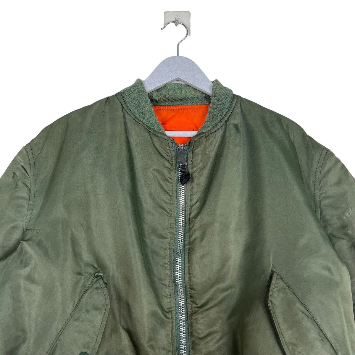 Alpha Industries 🔥 RIOT RIOT VINTAGE MA1 ALPHA REVERSIBLE BOMBER JACKET Size US L / EU 52-54 / 3 - 3 Thumbnail