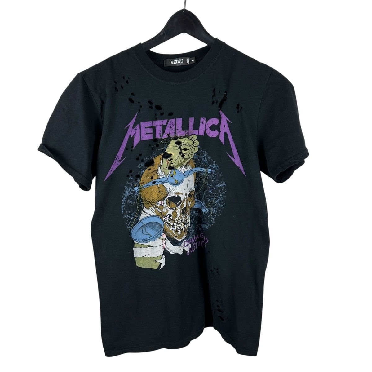 Band Tees Women’s Y2K Misguided Metallica Distressed Shirt Size S / US 4 / IT 40 - 1 Thumbnail