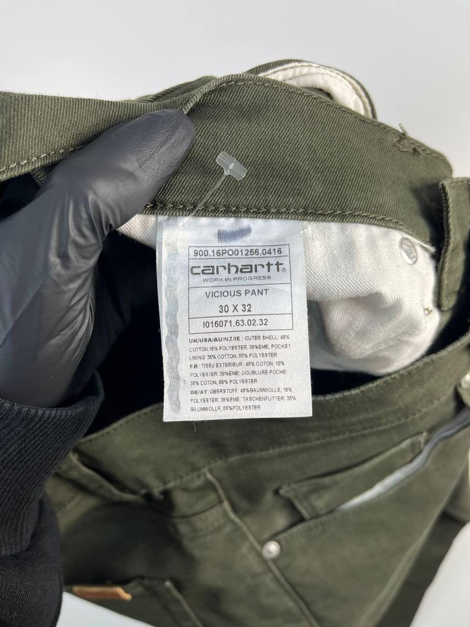 Carhartt Carhartt WIP Vicious Pant Olive Green Slim Fit Size 30×32 Size US 30 / EU 46 - 3 Thumbnail